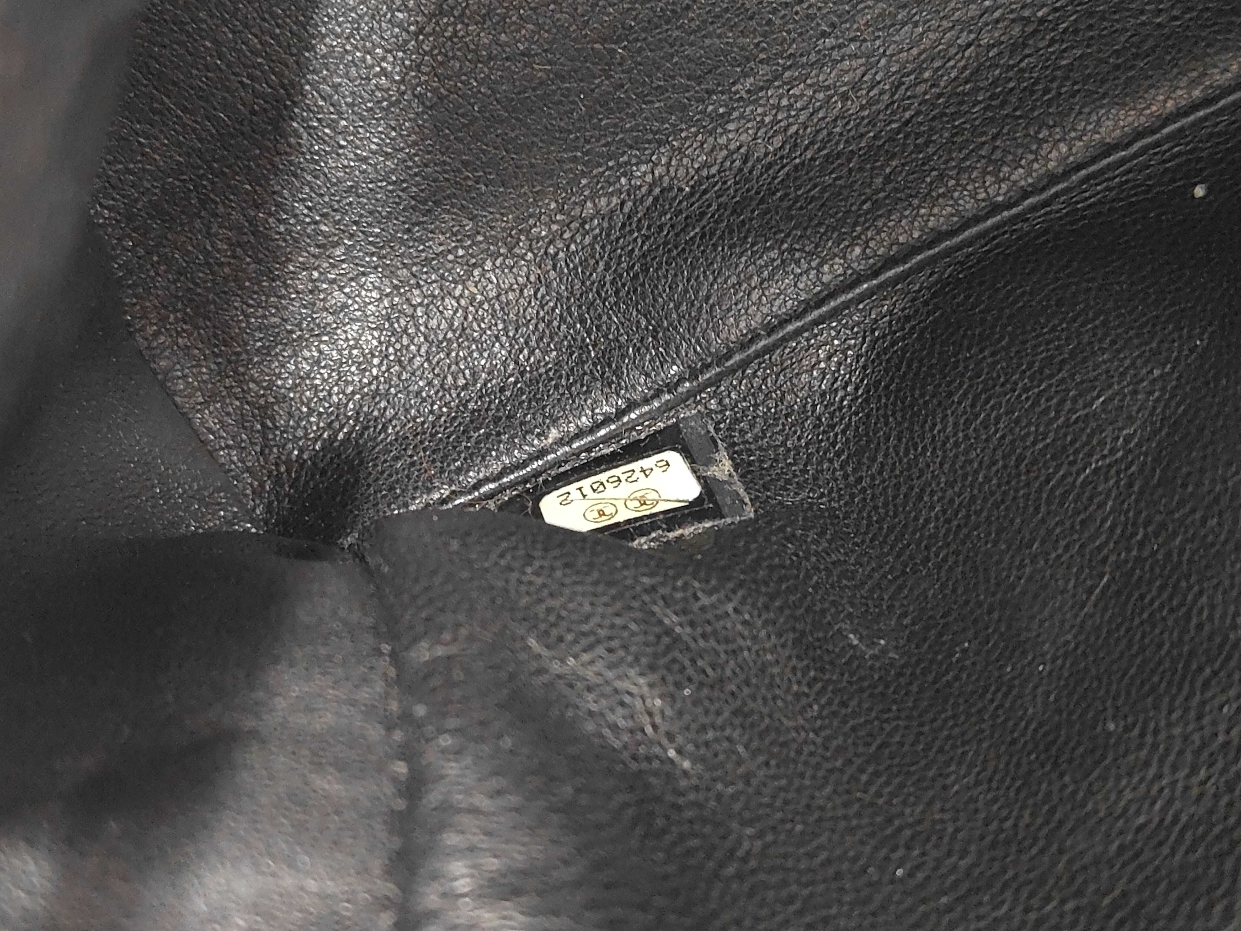 Caviar Logo Mini Boston Handbag — view 10