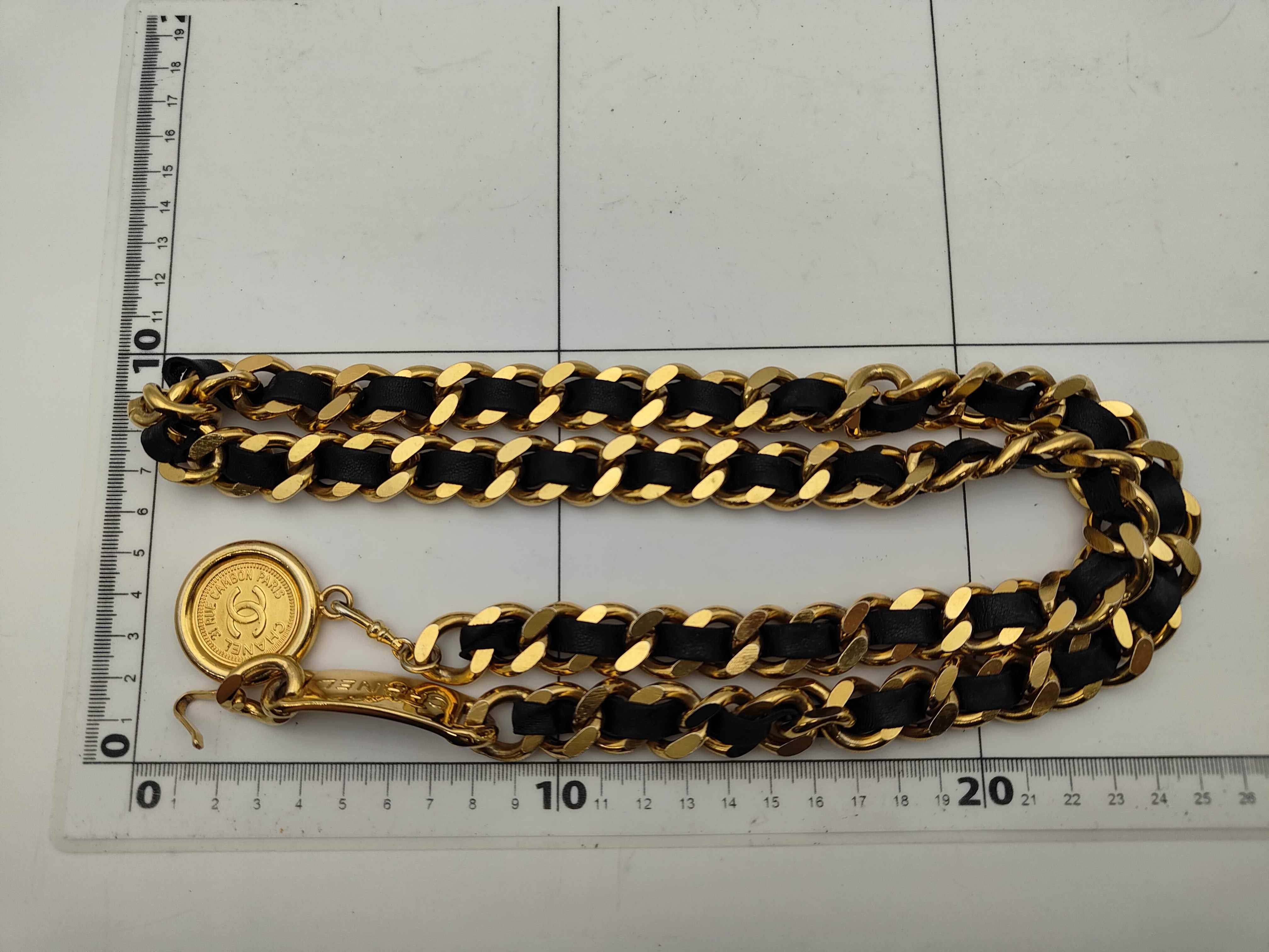 Coin Charm Chain Belt 94A Charm Belt — view 6