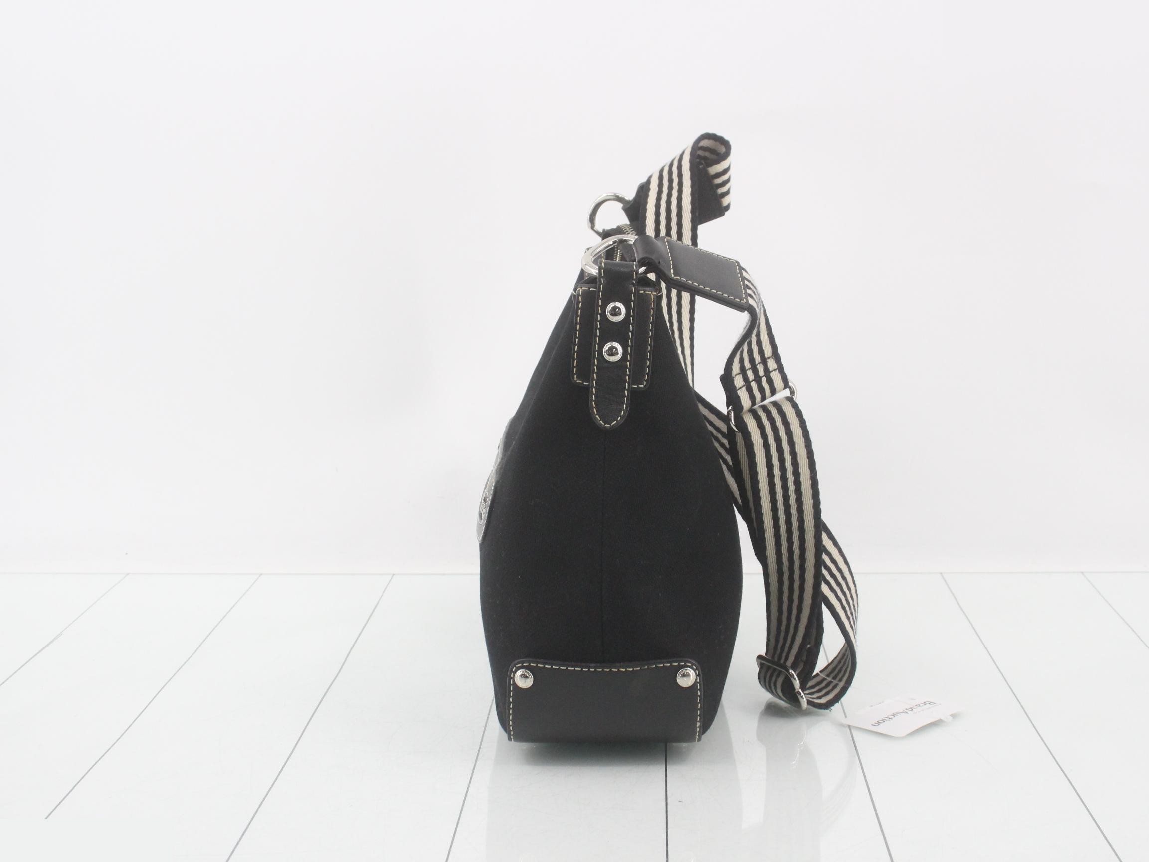 Blue Label Canvas Shoulder Bag — view 4