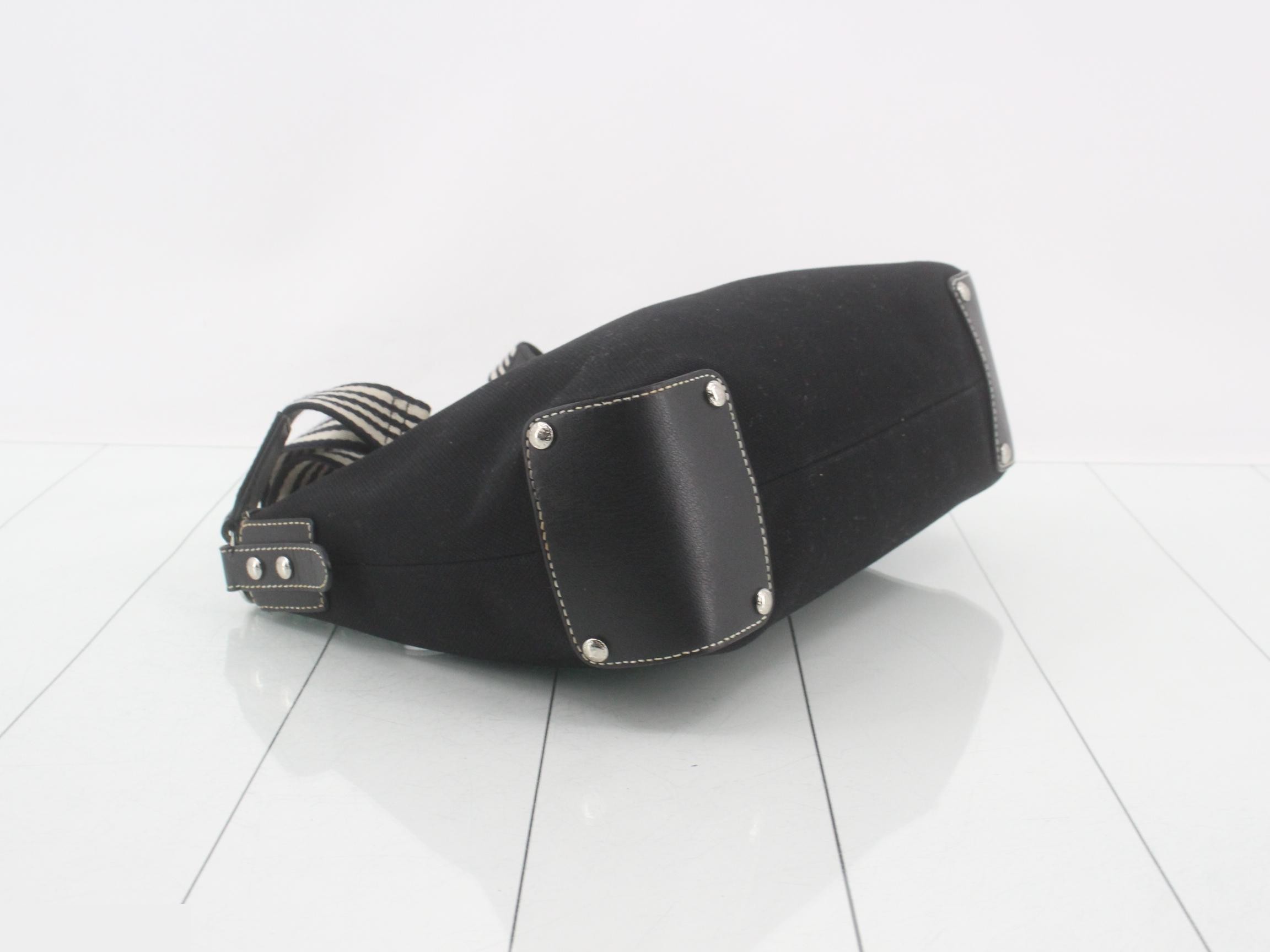 Blue Label Canvas Shoulder Bag — view 5
