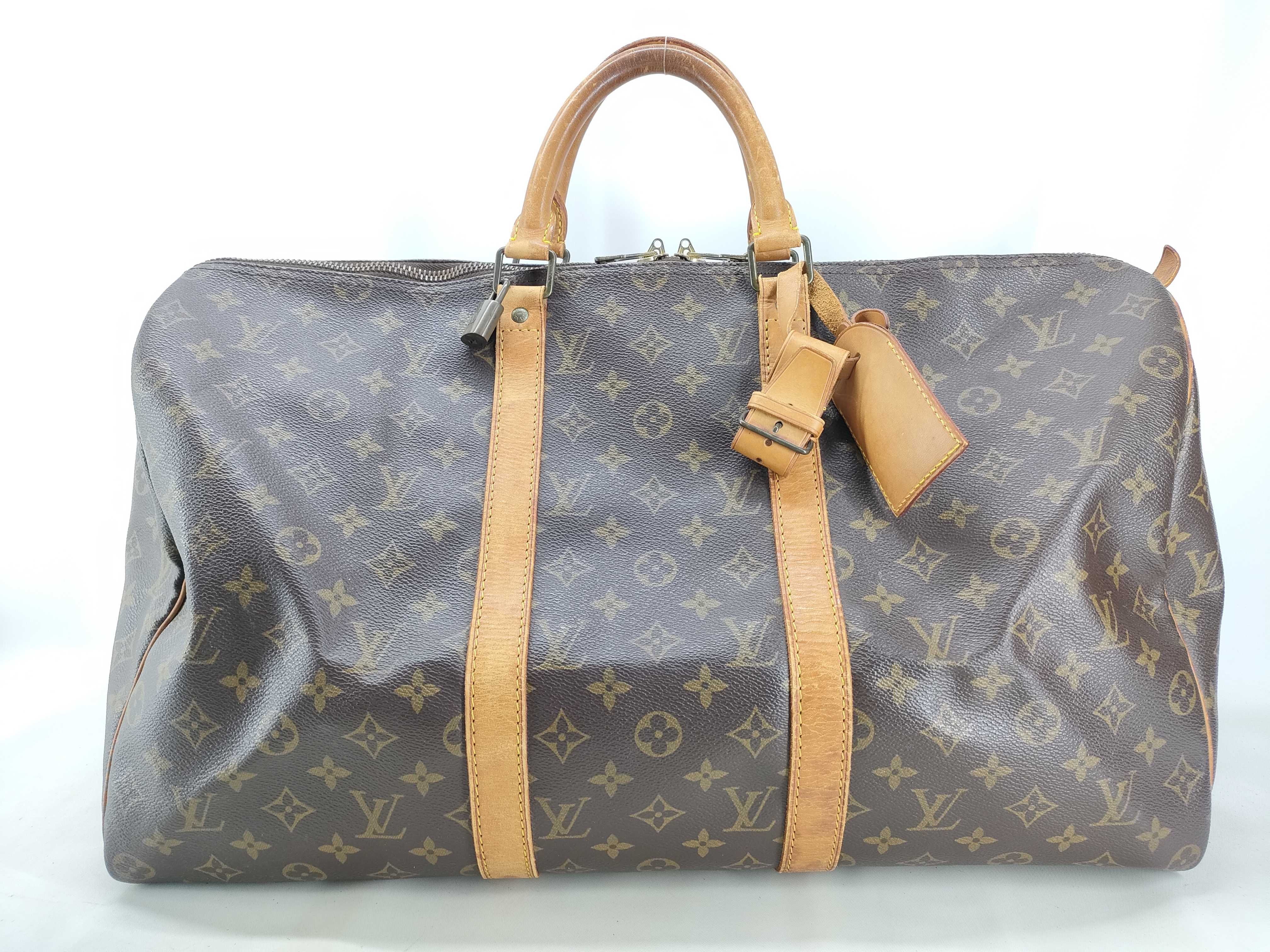 Monogram M41426 Keepall 50 Boston Bag