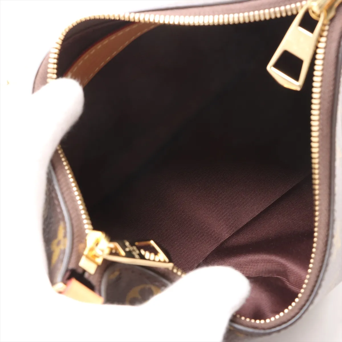 Monogram Boulogne PM M45832 Brown RFID response — view 7