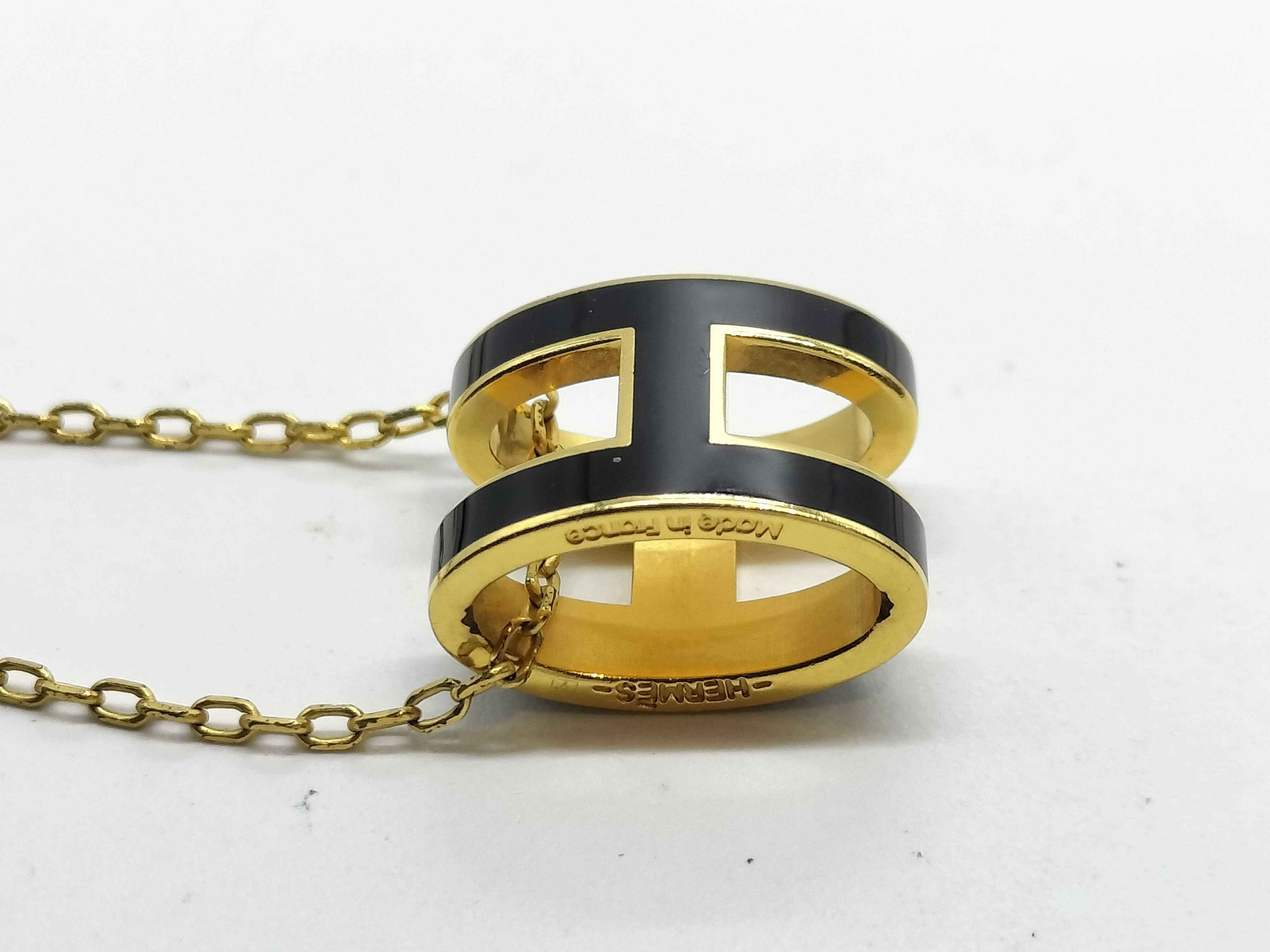 Pop H Necklace GD/BK Necklace — view 2