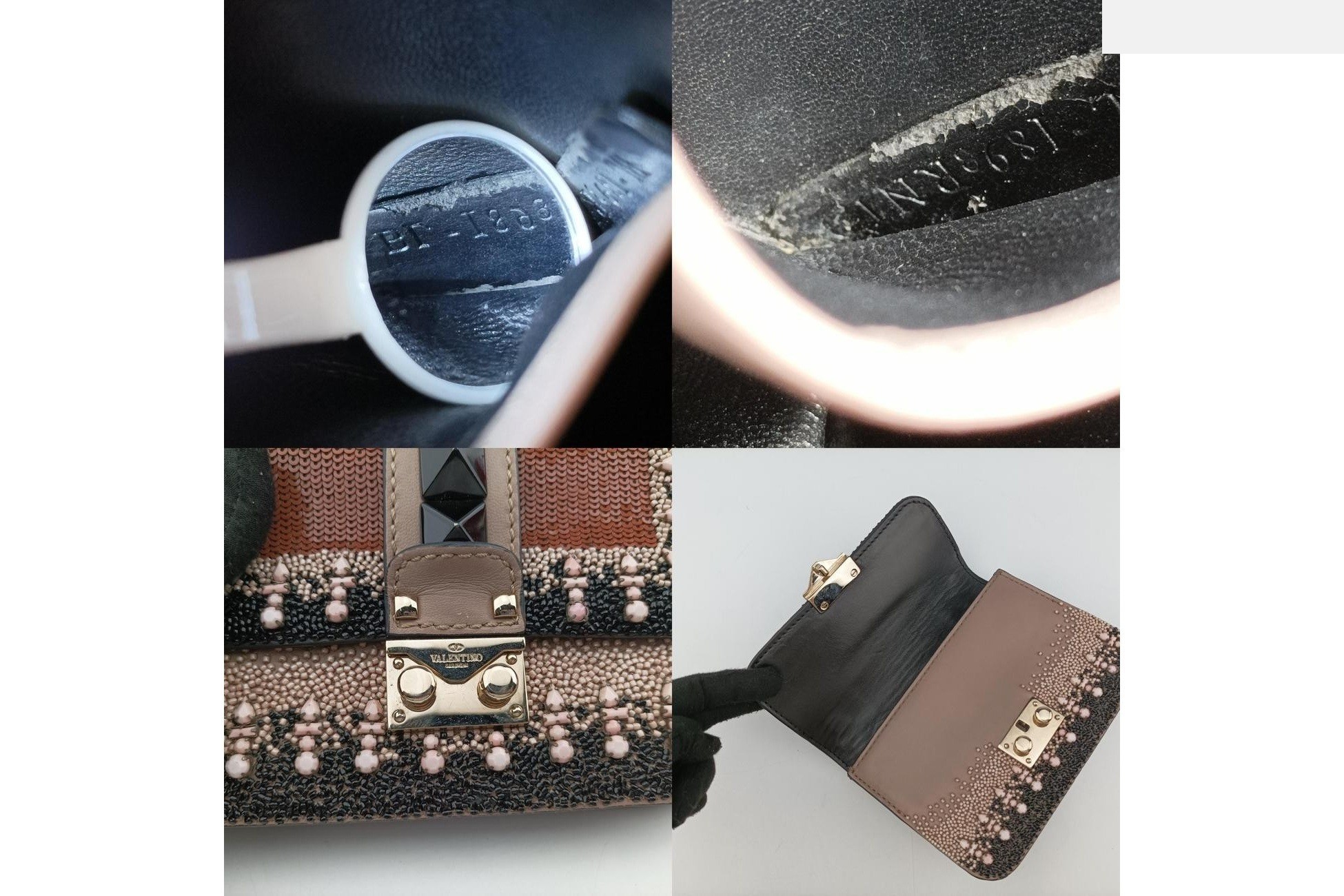 Glam Rock style, featuring beadwork and sequin embroidery, paired with calf leather in multicolor. — view 8