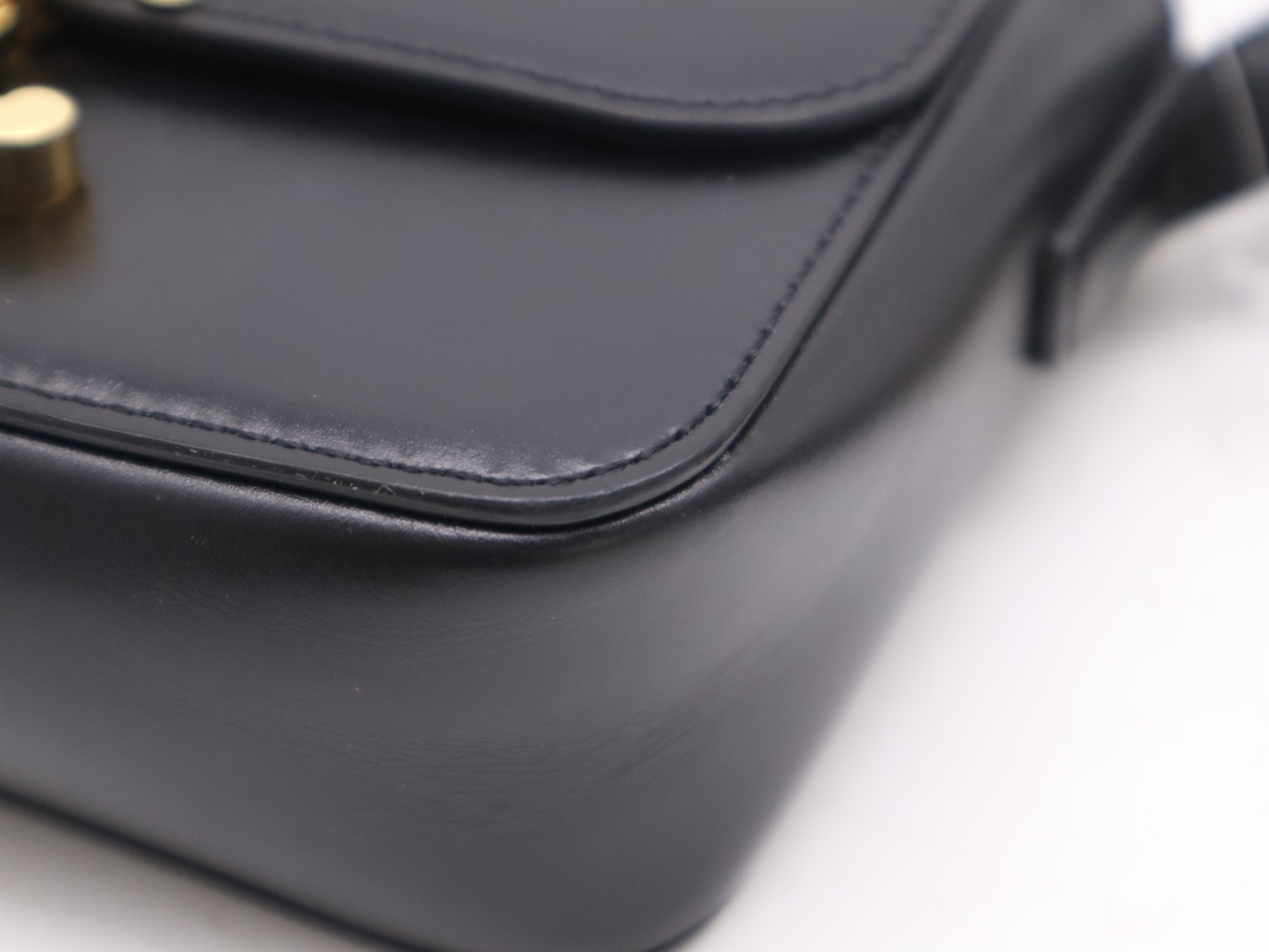 Shiny Calfskin Teen Triomphe Bag S-CE-4149 Shoulder Bag — view 9