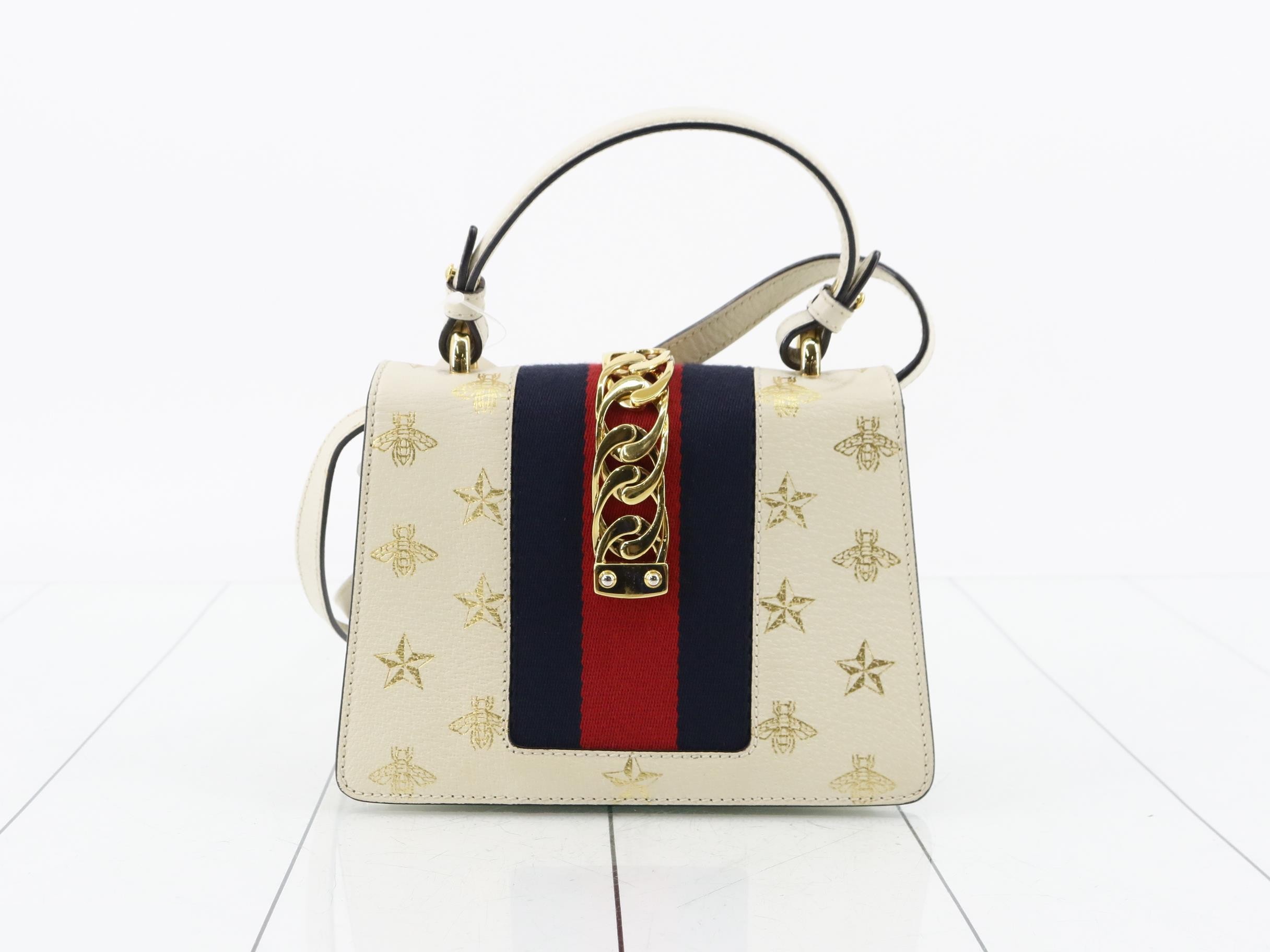 Sylvie Bee & Star Shoulder Bag, White, 3-Way — view 2