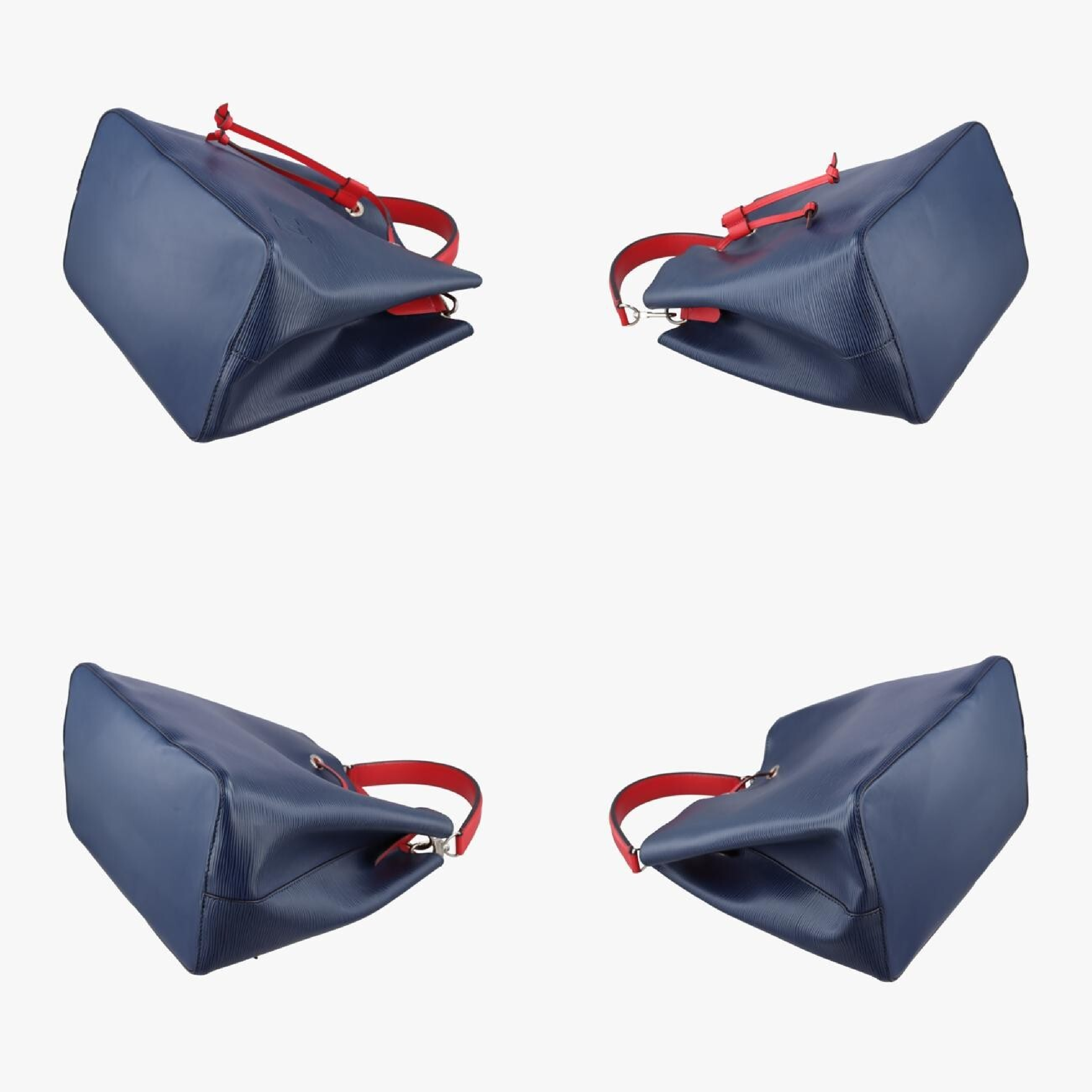 NeoNoe Indigo Blue x Red Epi Leather M54367 SR2138 IC Chip Shoulder Bag — view 4