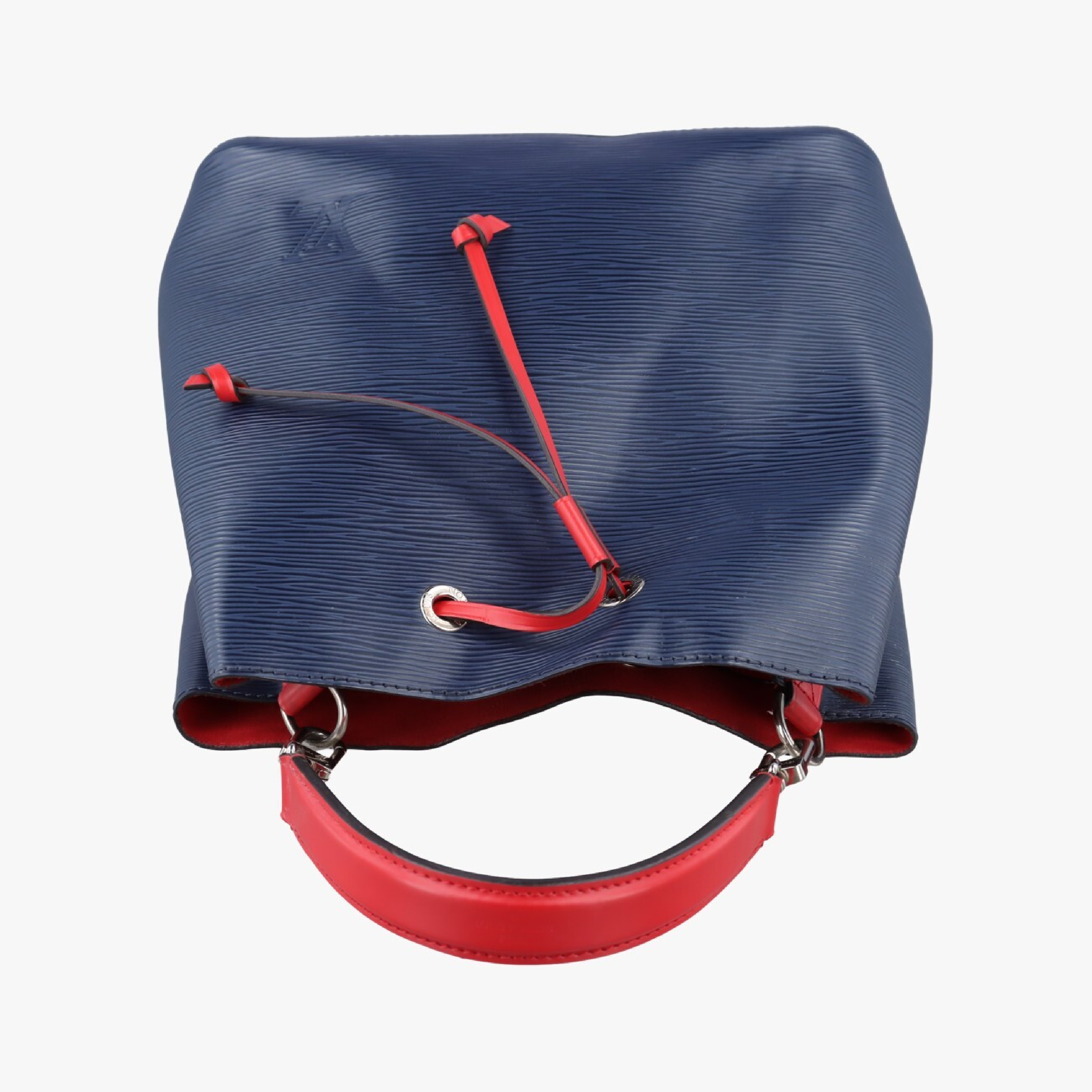 NeoNoe Indigo Blue x Red Epi Leather M54367 SR2138 IC Chip Shoulder Bag — view 5