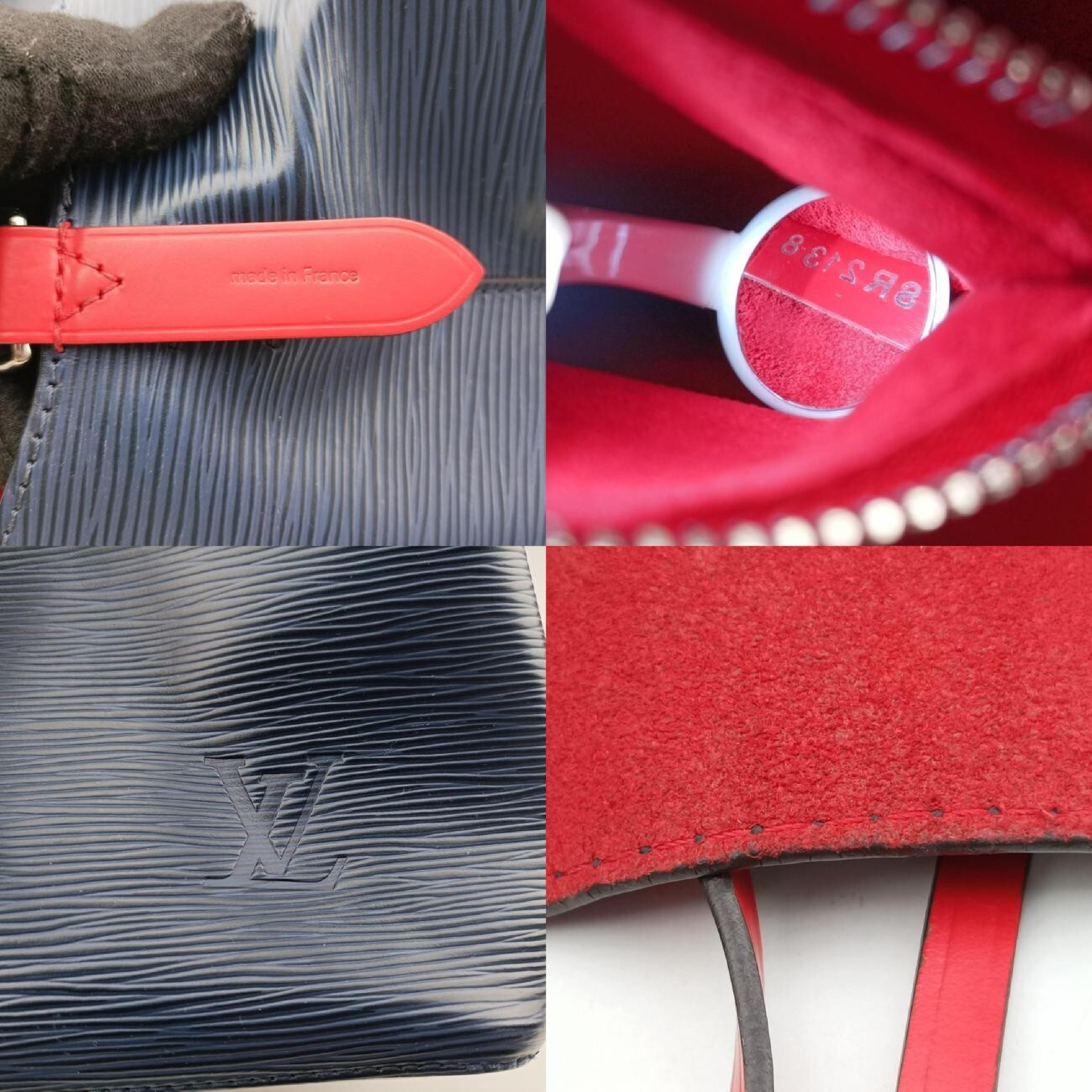 NeoNoe Indigo Blue x Red Epi Leather M54367 SR2138 IC Chip Shoulder Bag — view 8