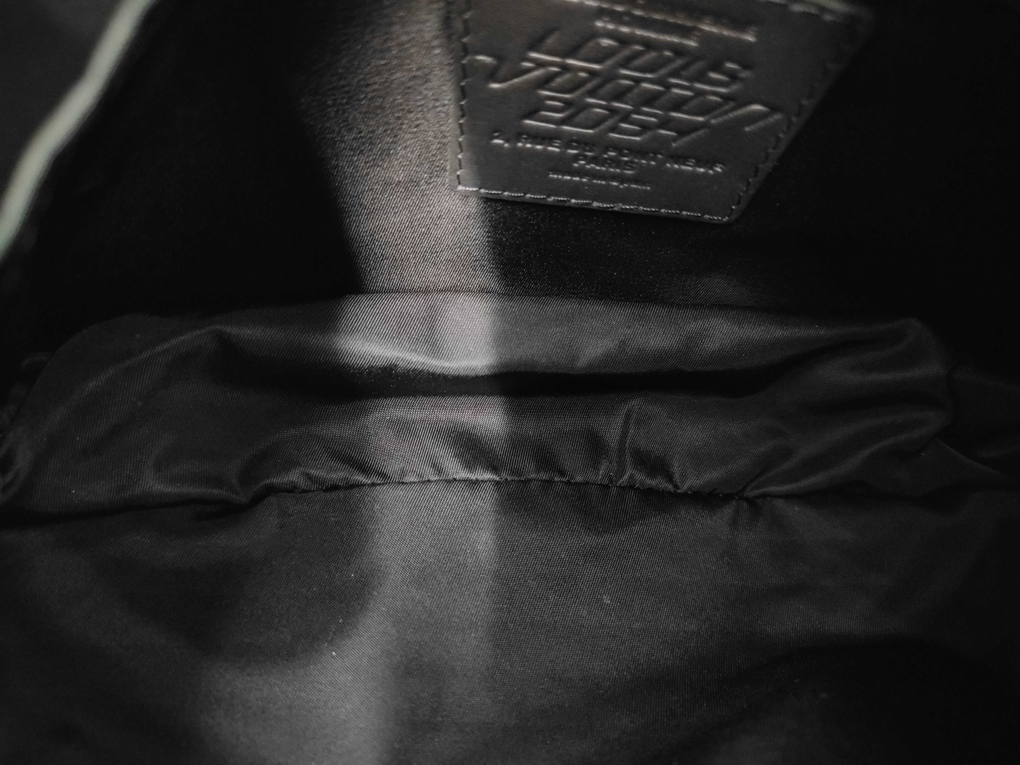 2054 Black Canvas Shoulder Bag — view 8