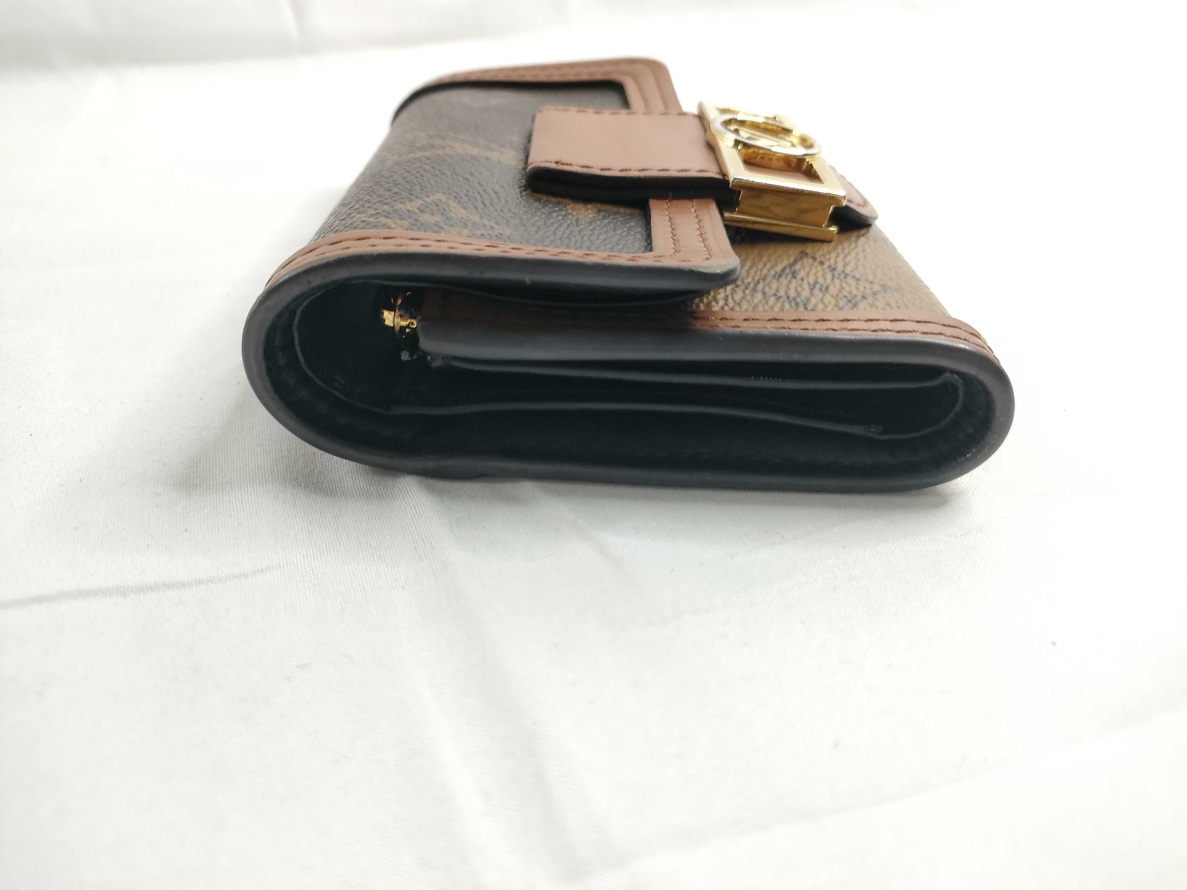 Monogram Reverse Portefeuille Dauphine M68725 NFC Engraved (ky24475) Wallet — view 5