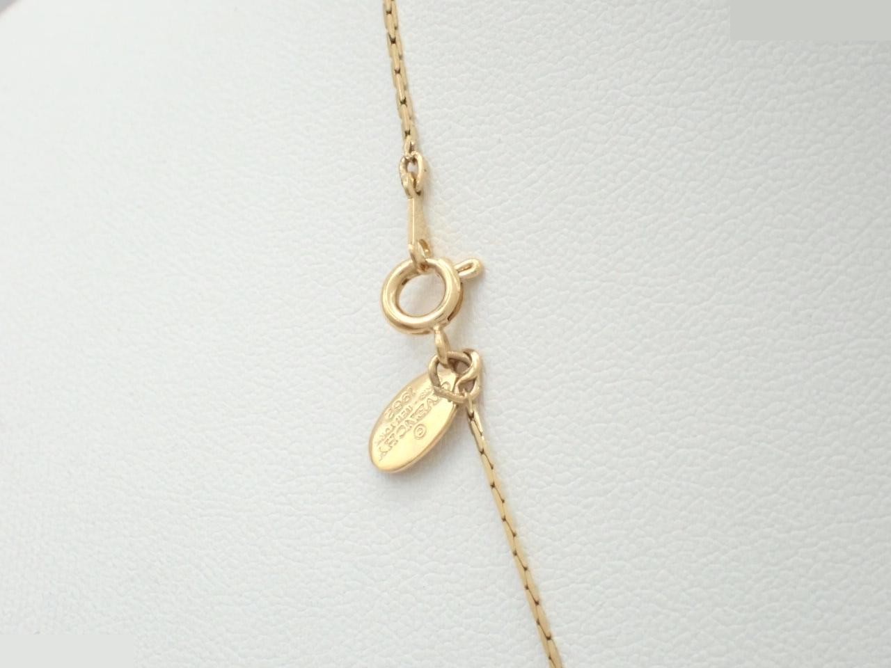 Gold-plated necklace, approximately 40cm circumference, 1.8g — view 2