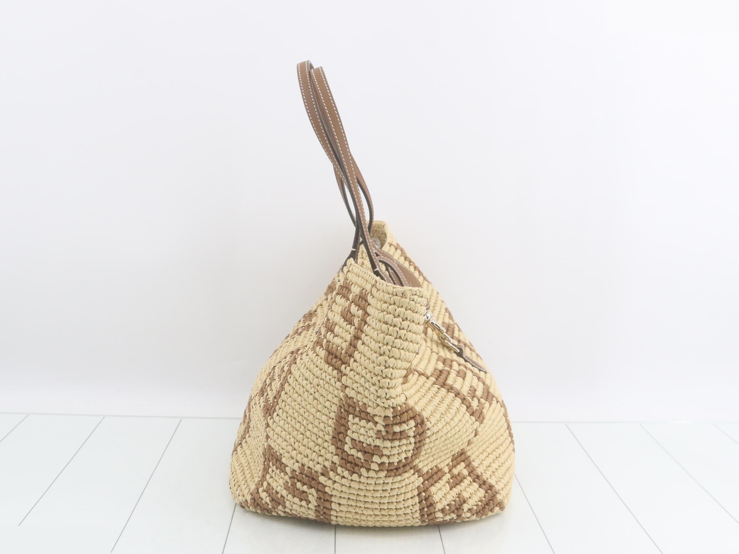 GG Raffia New Jackie Shoulder Bag — view 4