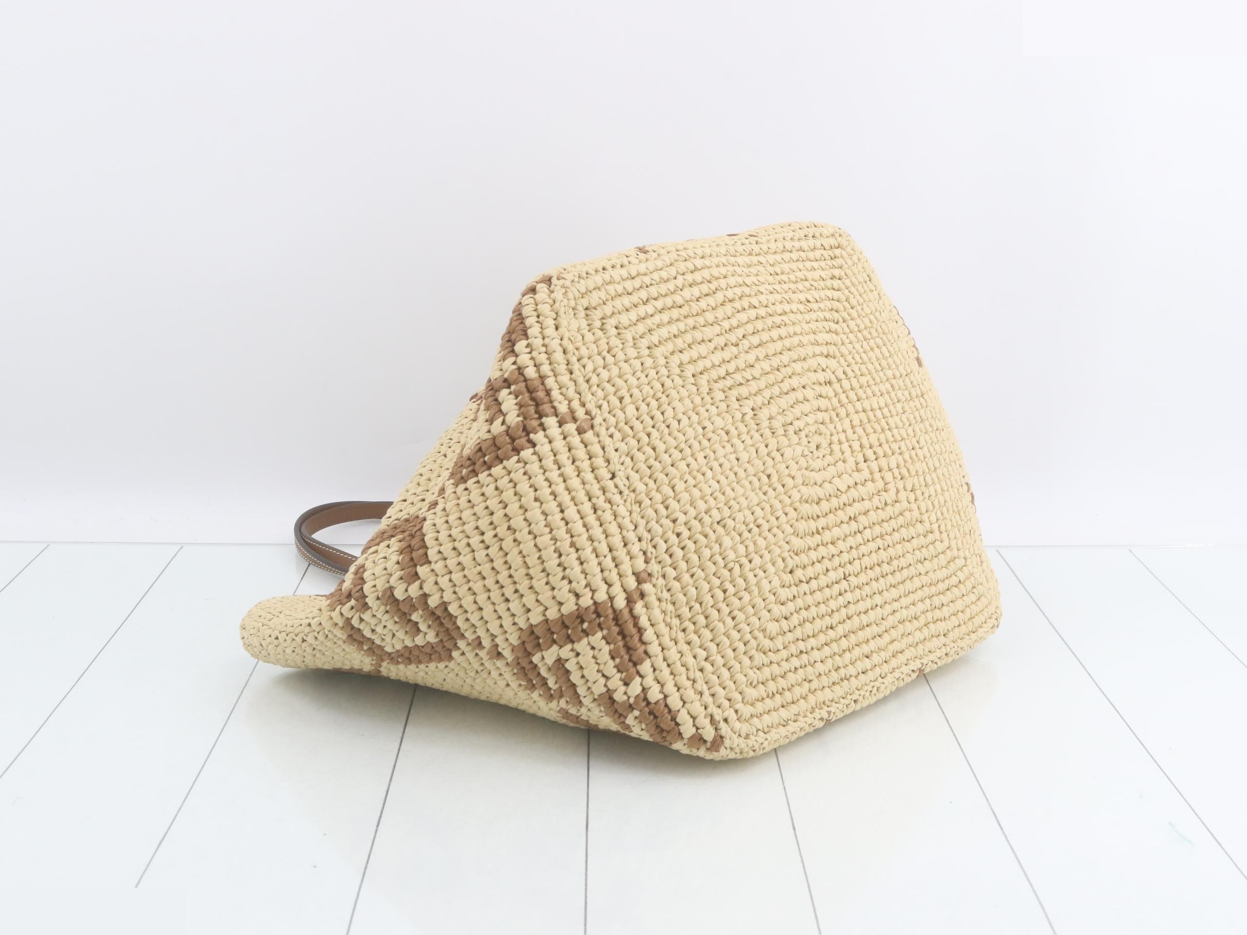 GG Raffia New Jackie Shoulder Bag — view 5