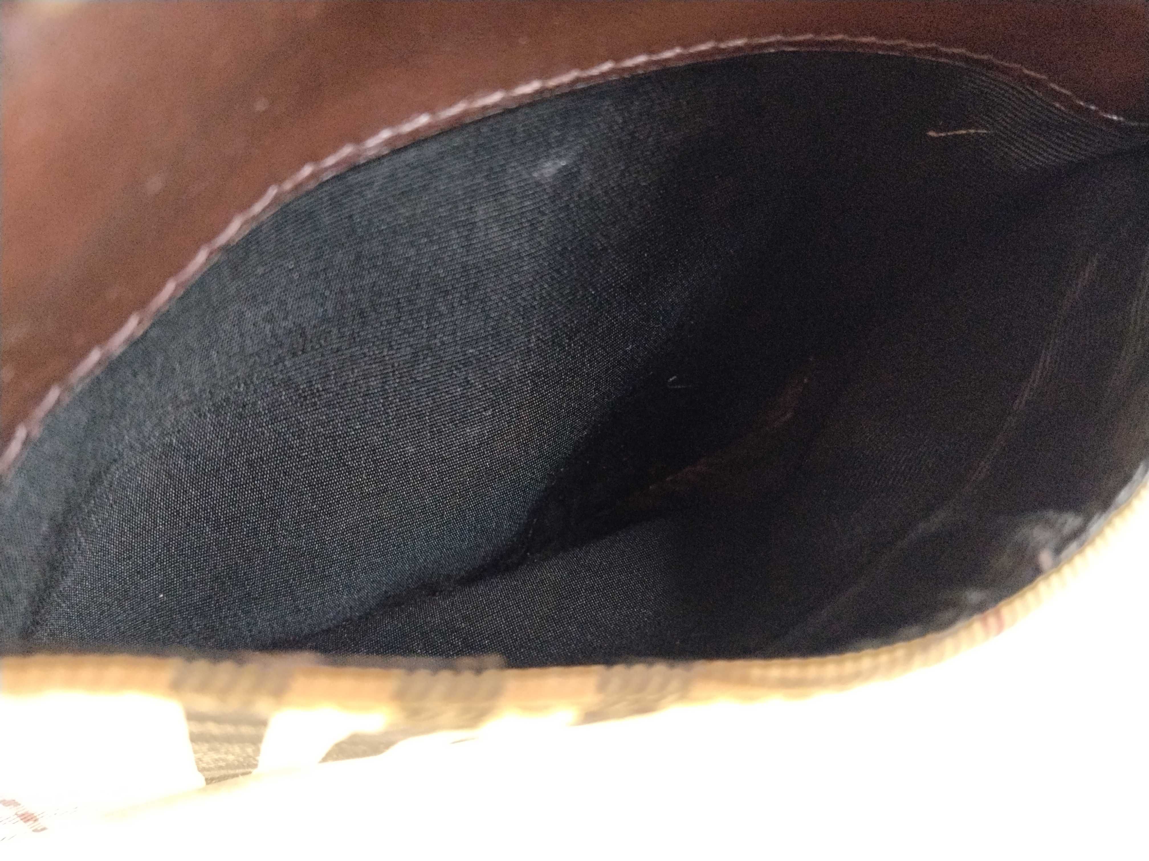 Nova Check Canvas Leather Handbag — view 12