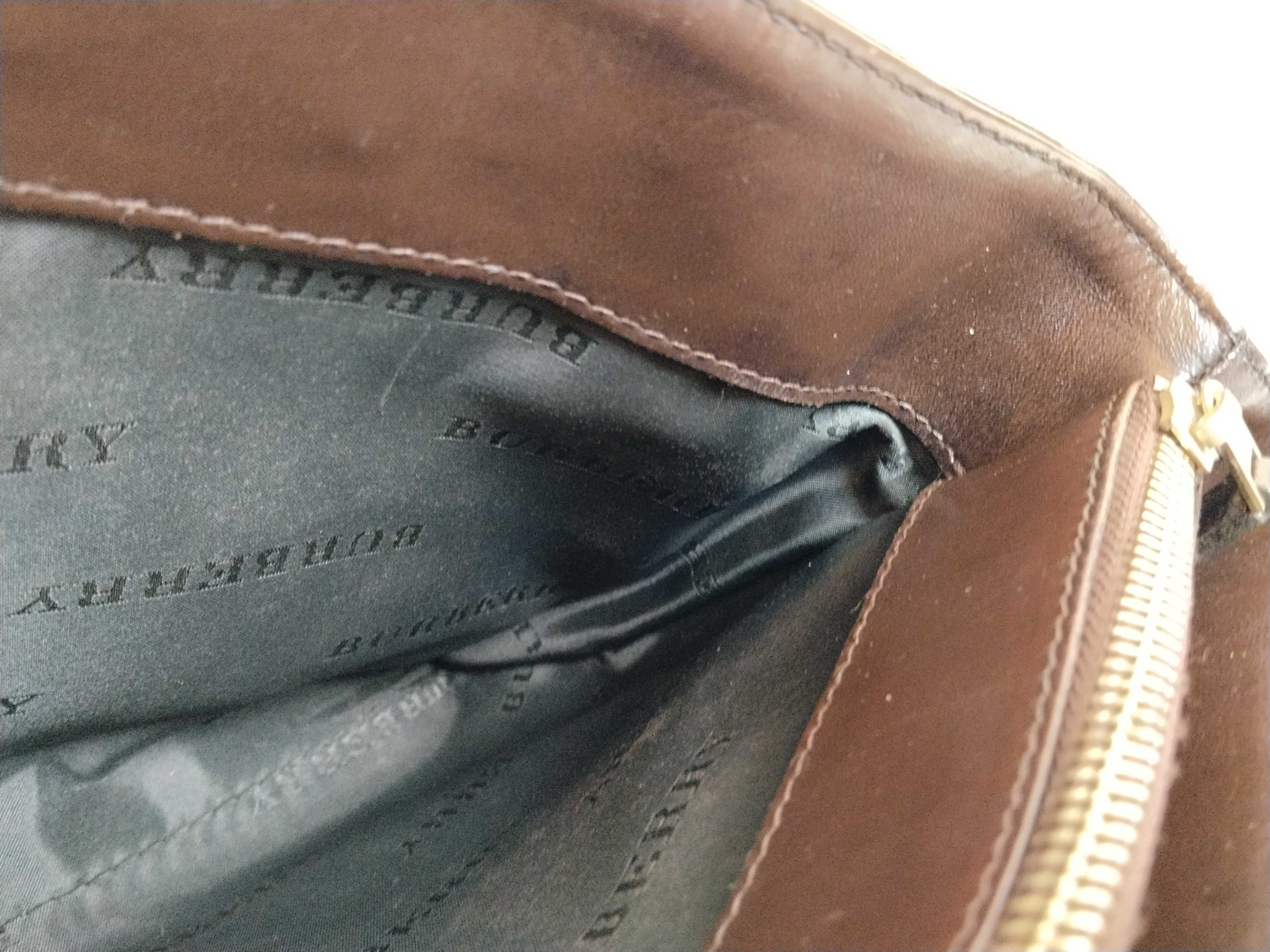 Nova Check Canvas Leather Handbag — view 9