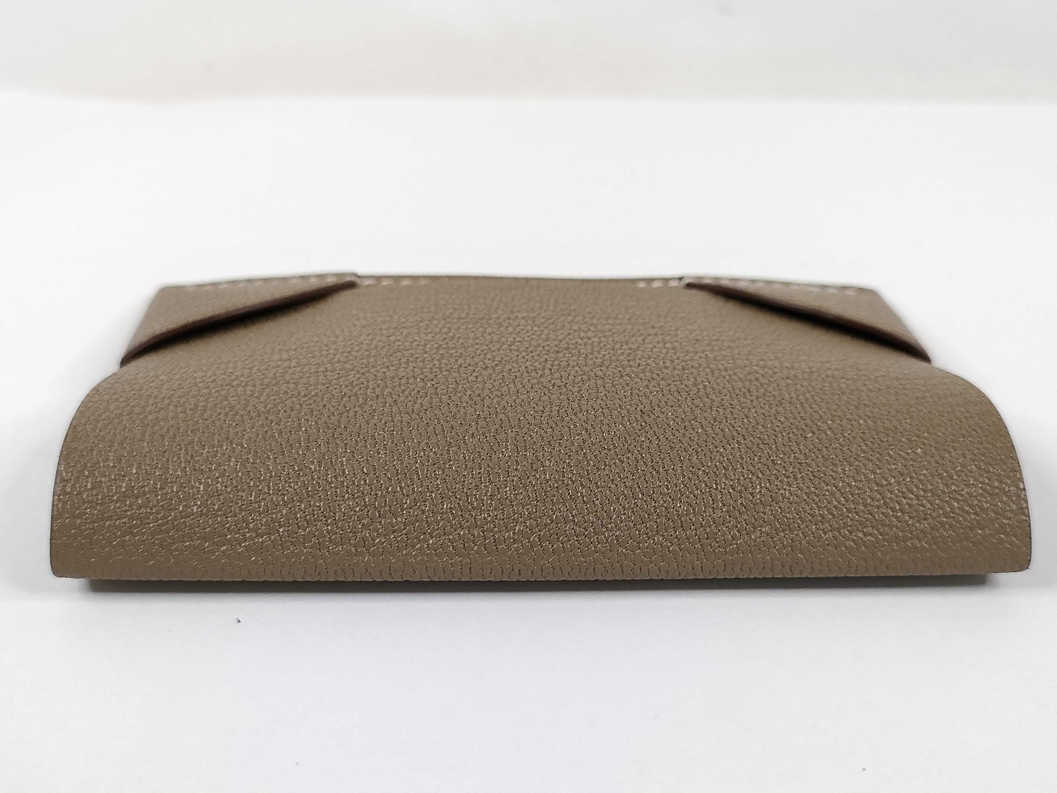 Coin de Mall Card Case, Etoupe, Unused. (Card case/Pass case/Business card holder) — view 6