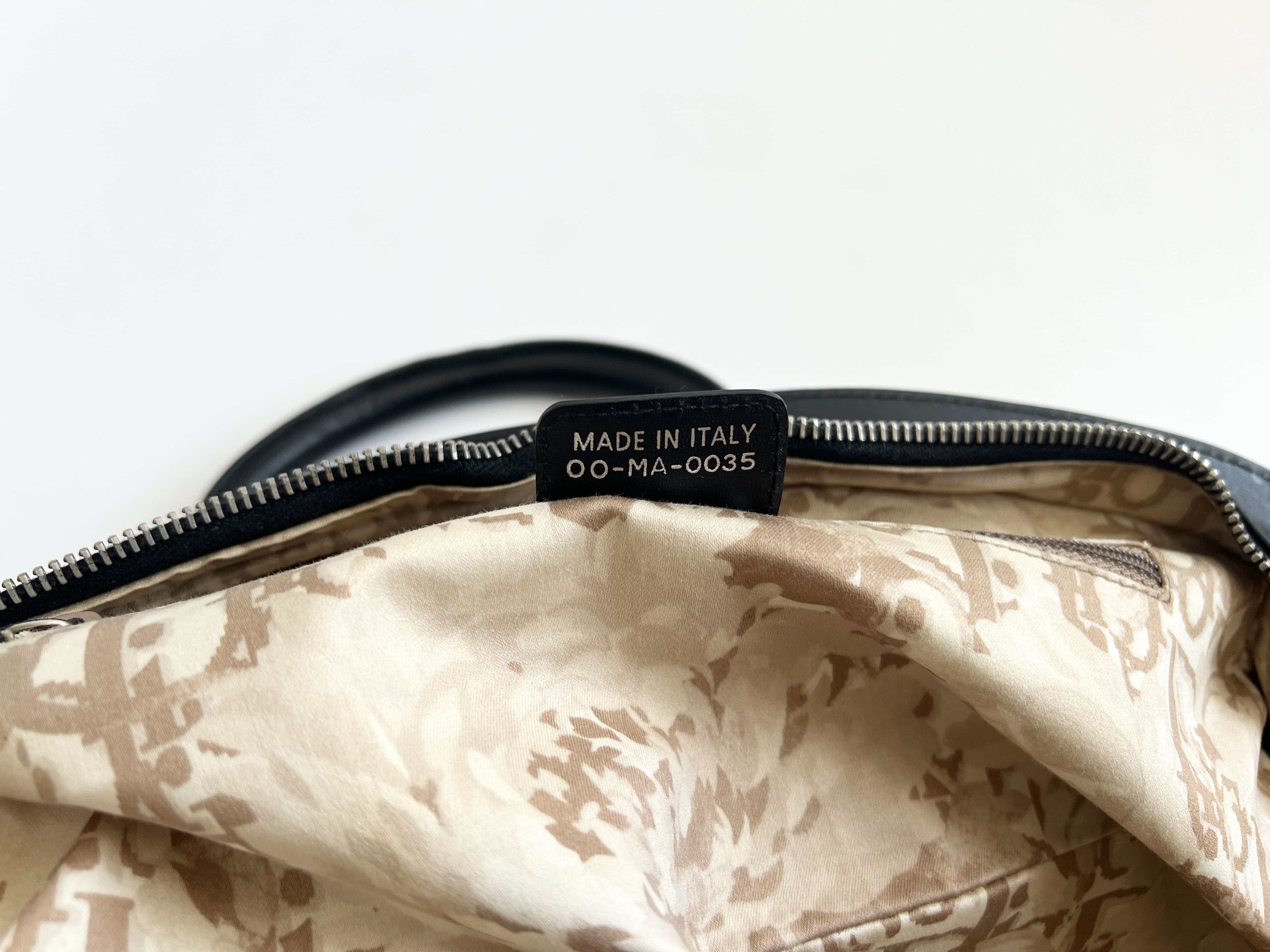 Detective CD Charm Leather Trotter Handbag — view 7