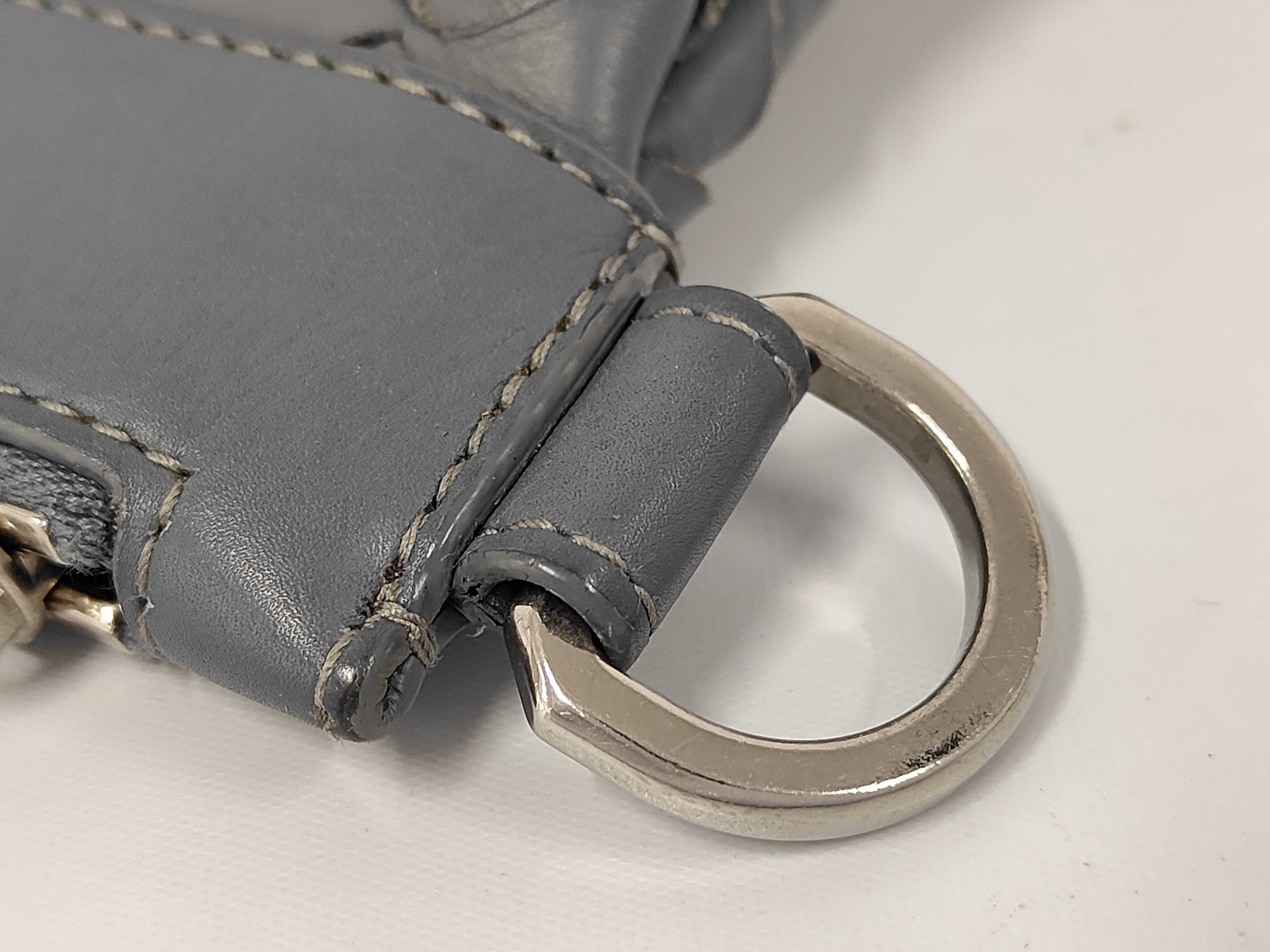 Maxi Intrecciato Clutch Bag, Gray — view 3