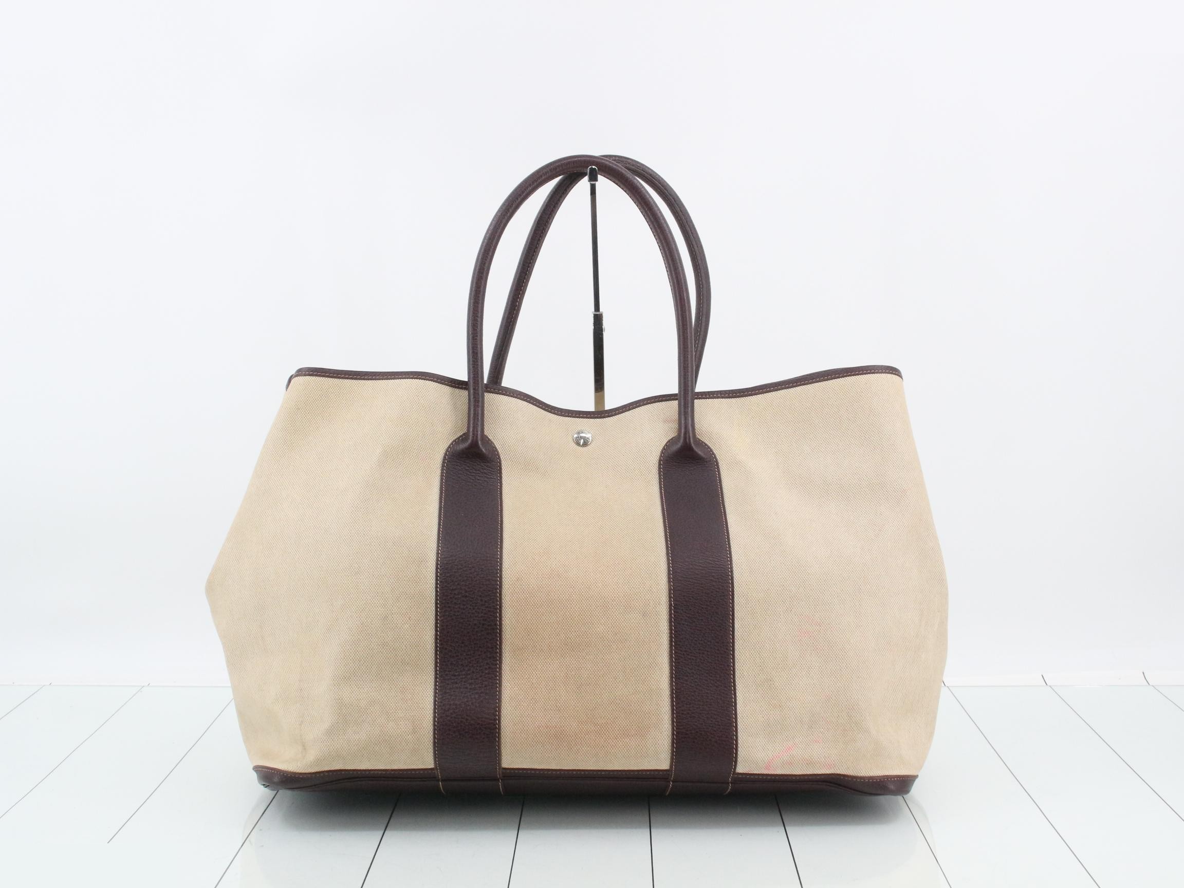 Garden Party Tote, Brown — view 2