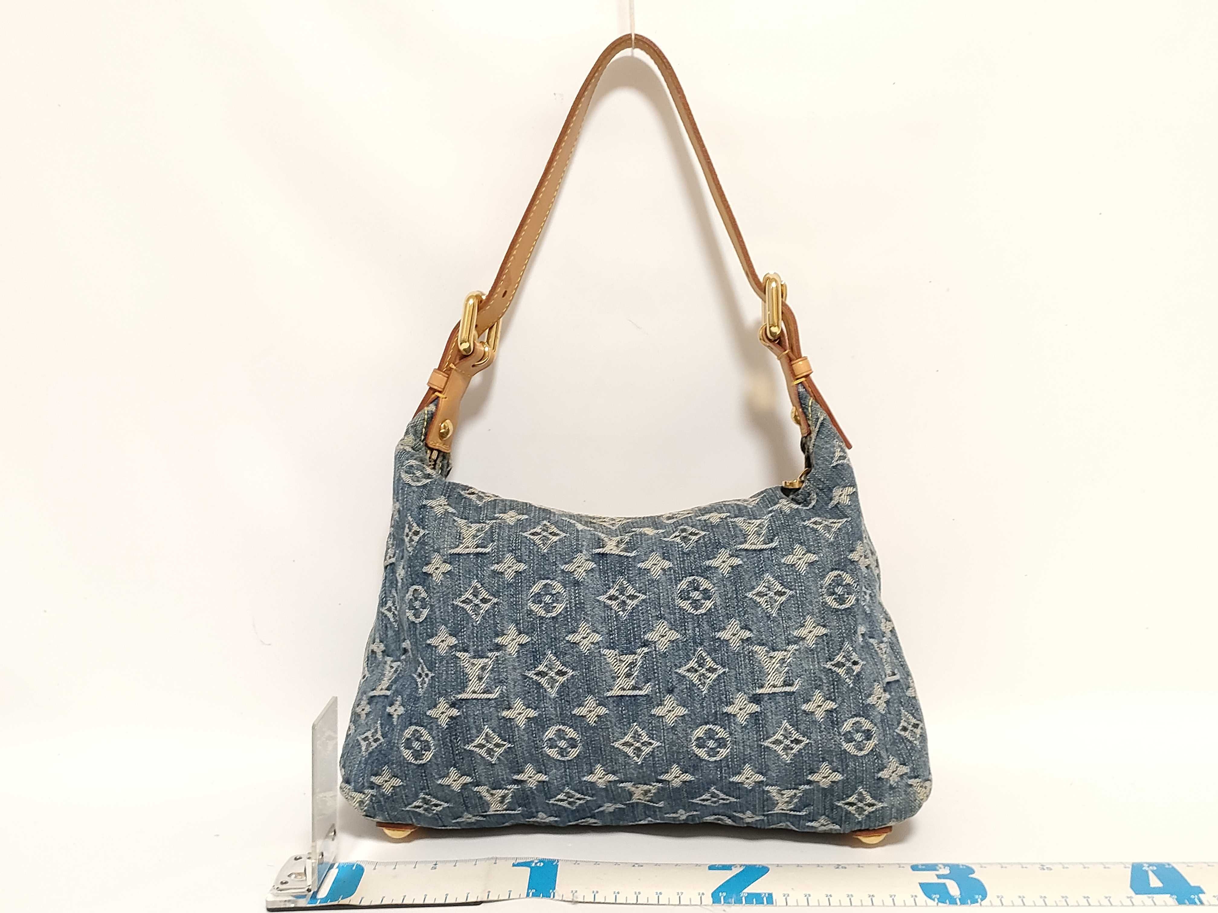 Monogram Denim Louis Vuitton Monogram Denim LV Baggy PM Shoulder Bag — view 2