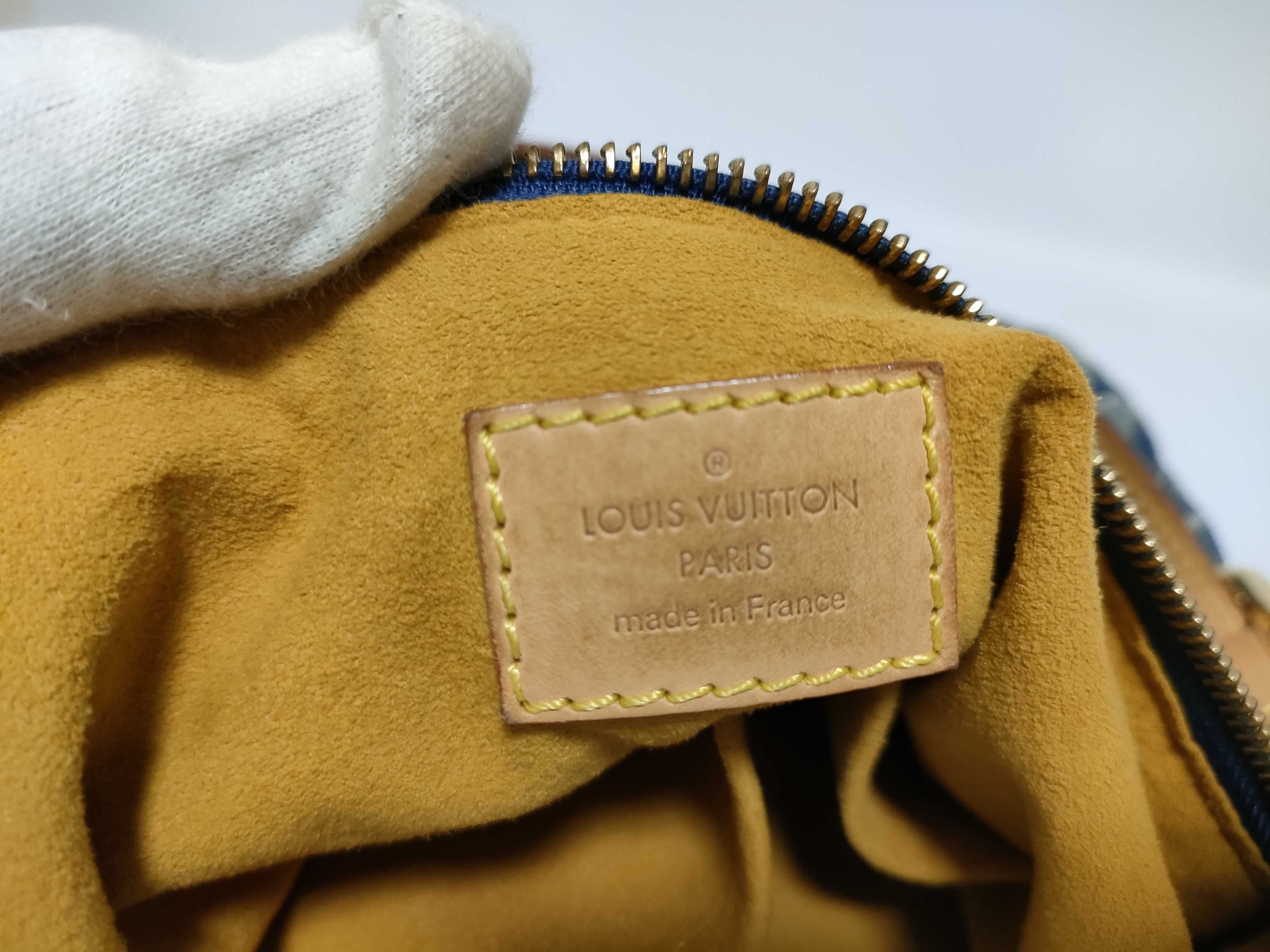 Monogram Denim Louis Vuitton Monogram Denim LV Baggy PM Shoulder Bag — view 12