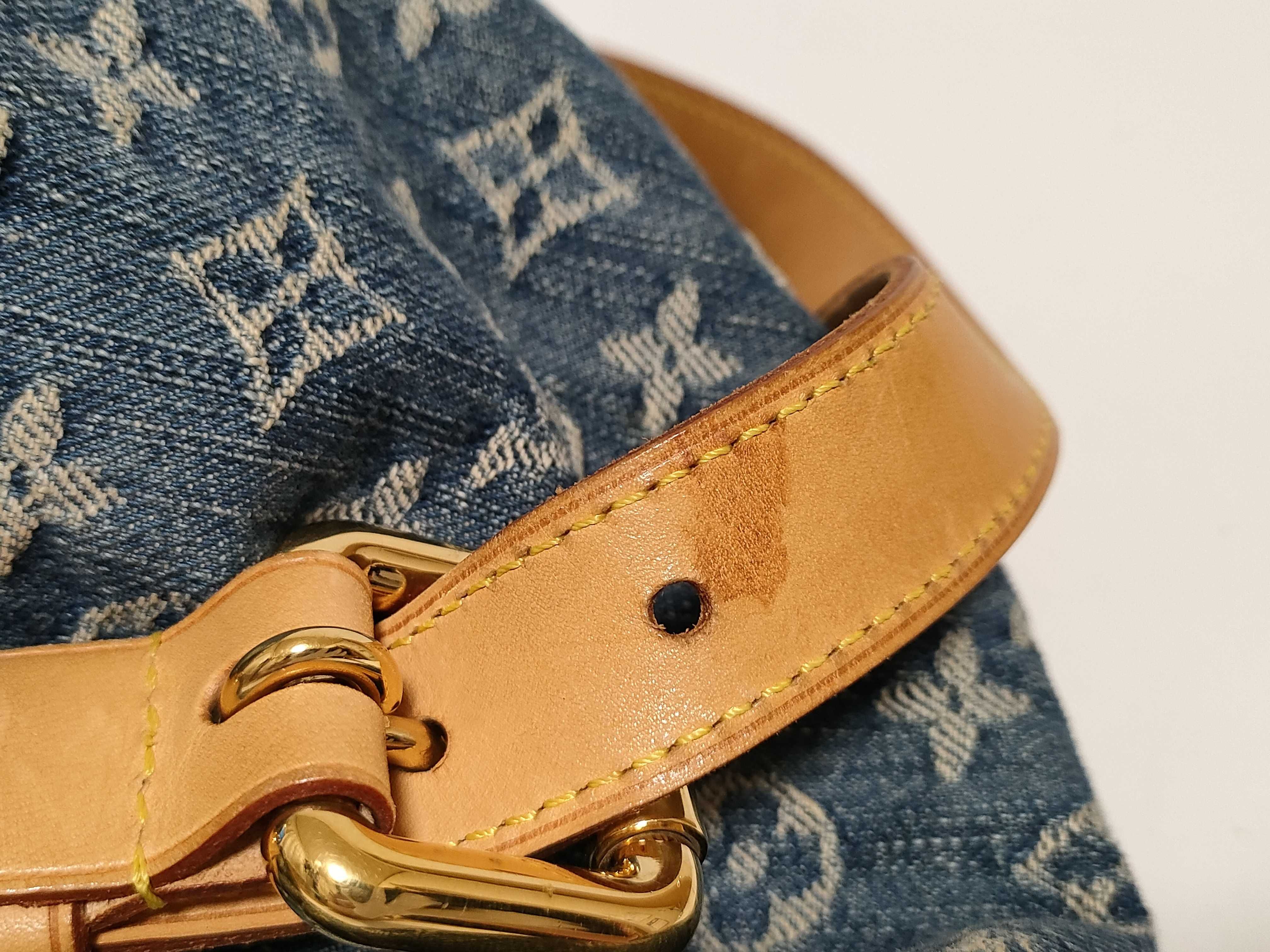 Monogram Denim Louis Vuitton Monogram Denim LV Baggy PM Shoulder Bag — view 15
