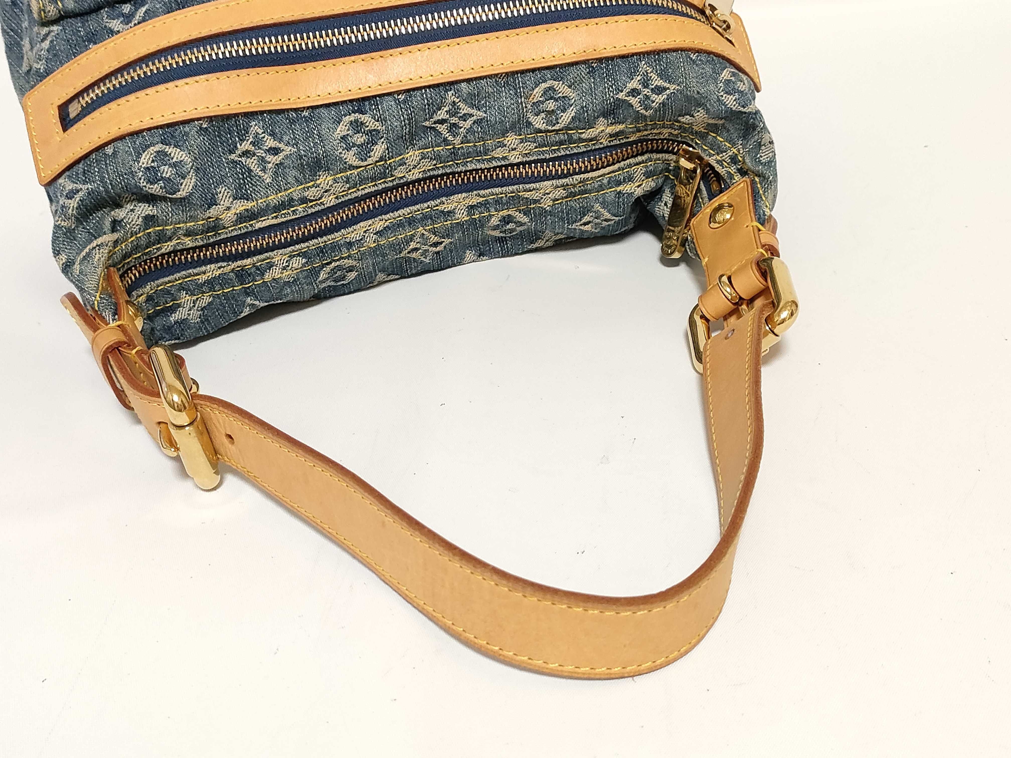 Monogram Denim Louis Vuitton Monogram Denim LV Baggy PM Shoulder Bag — view 3