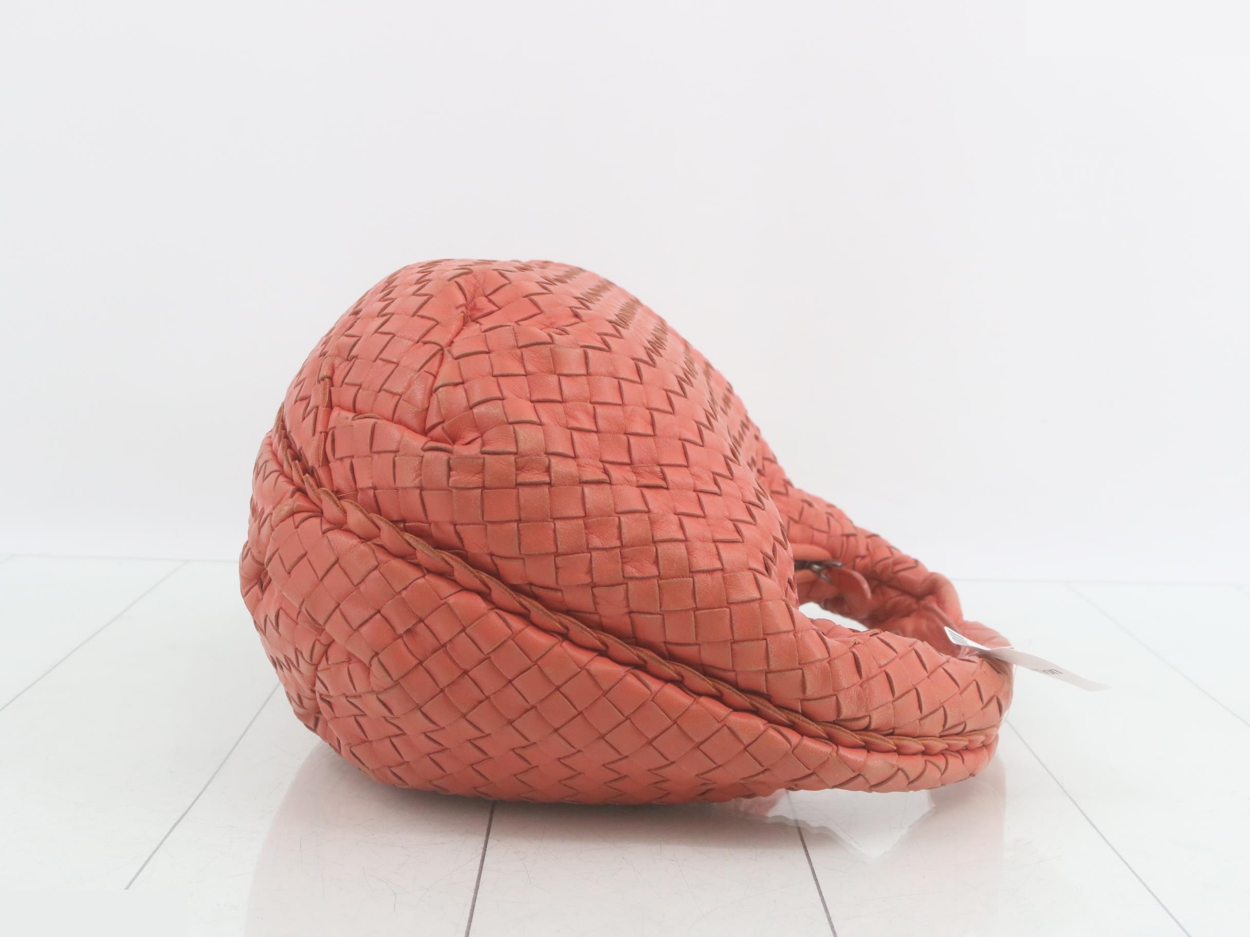 Intrecciato One-Shoulder Hobo Bag — view 3