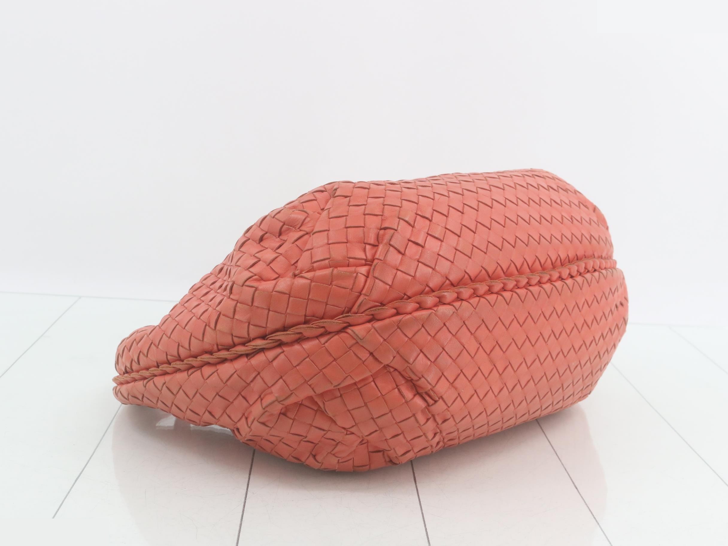Intrecciato One-Shoulder Hobo Bag — view 5