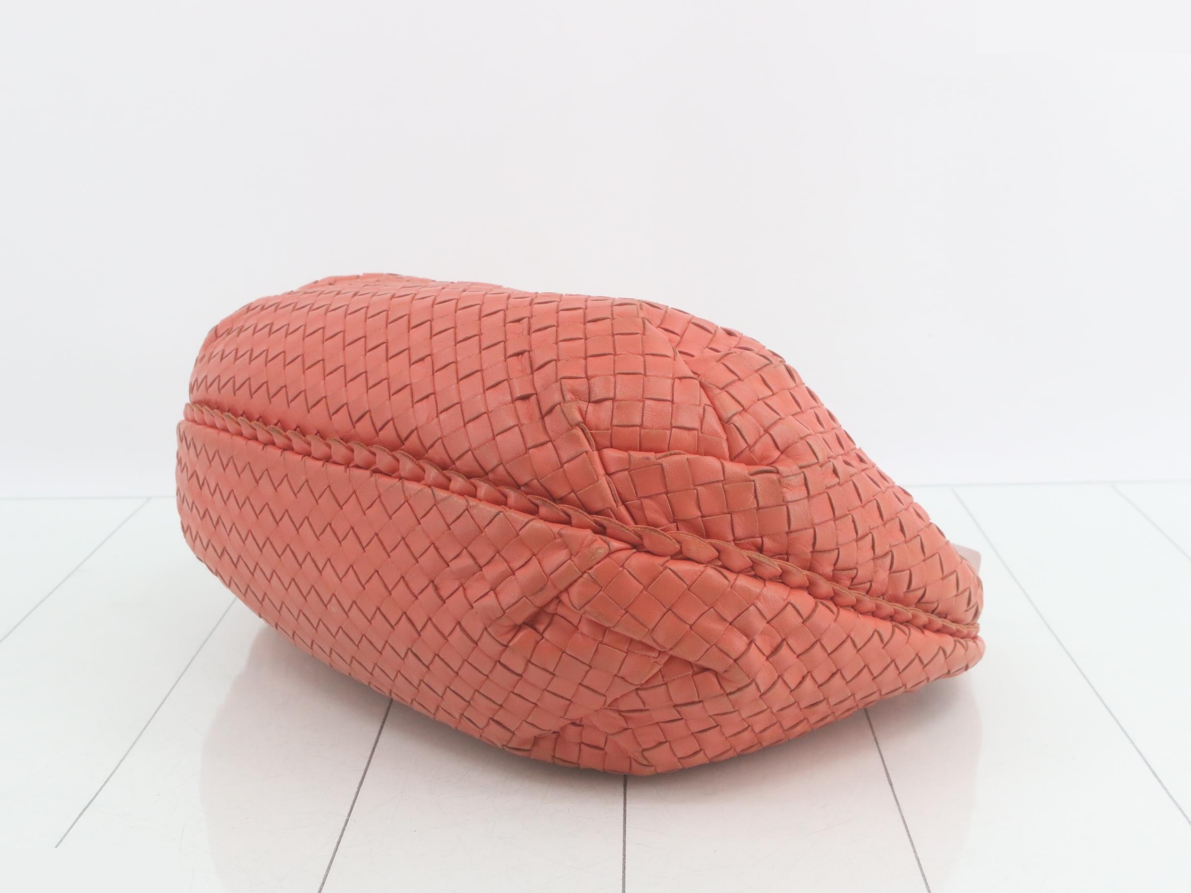 Intrecciato One-Shoulder Hobo Bag — view 6