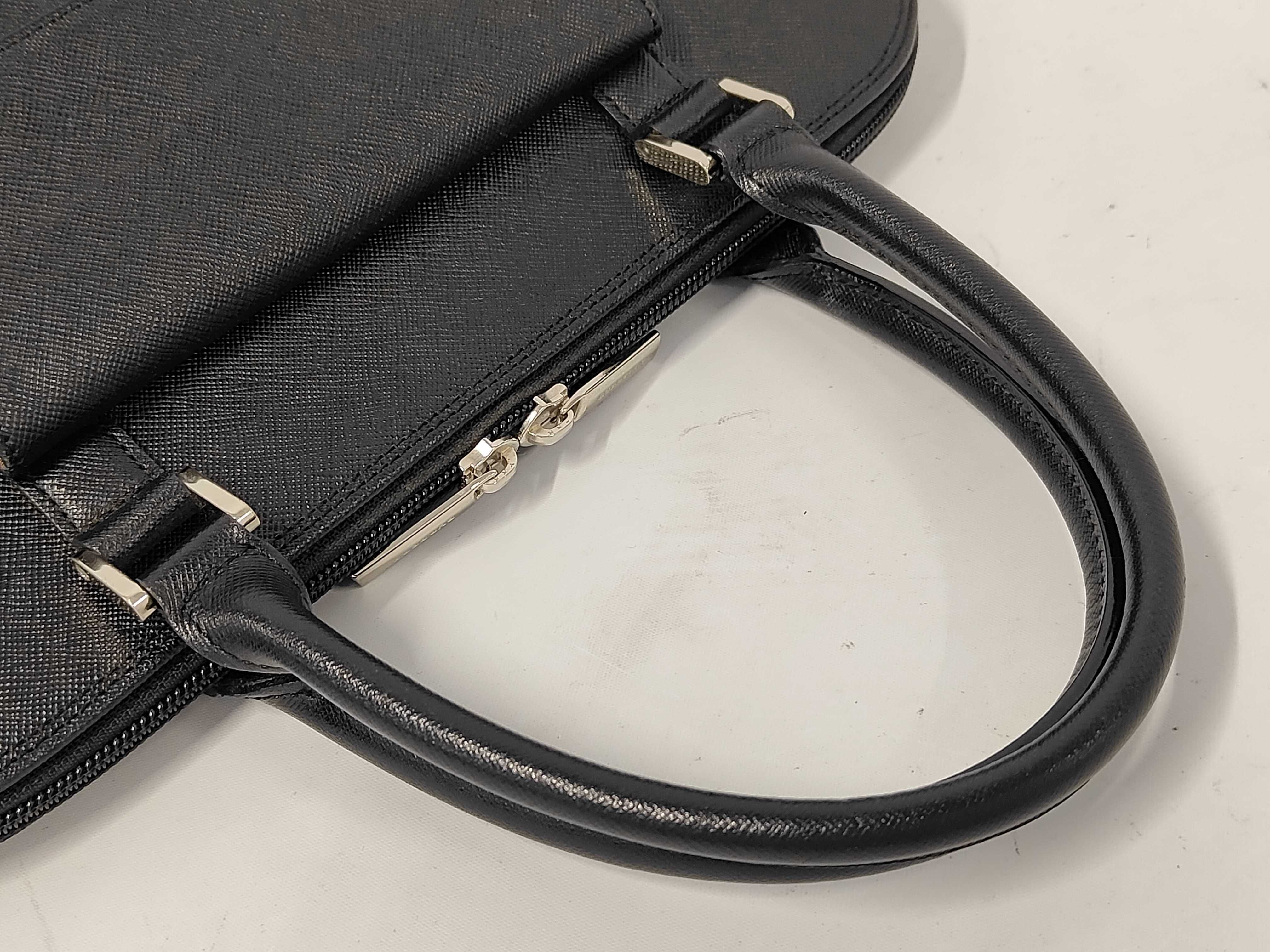 Logo Plate Leather Handbag — view 3