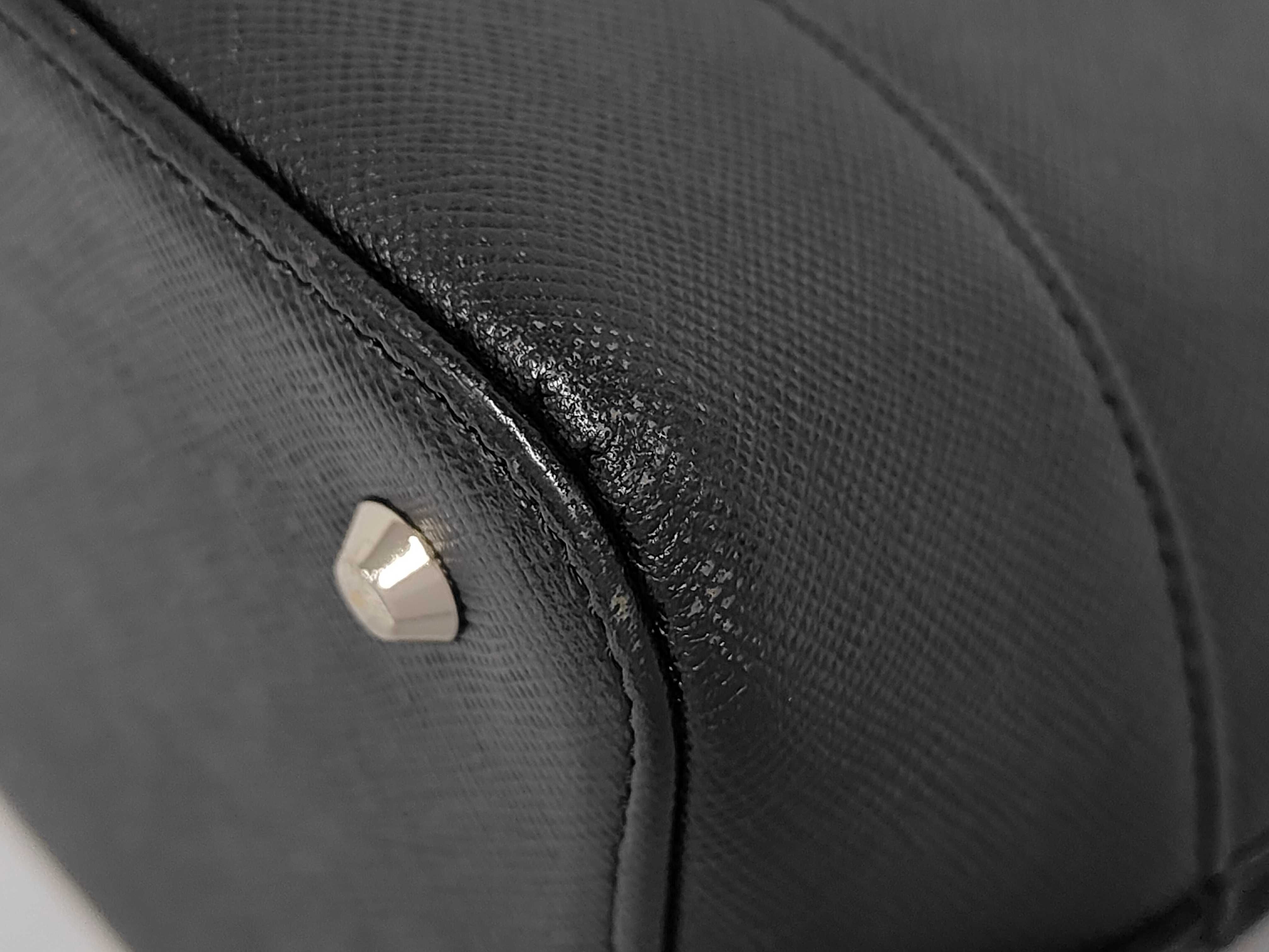 Logo Plate Leather Handbag — view 6