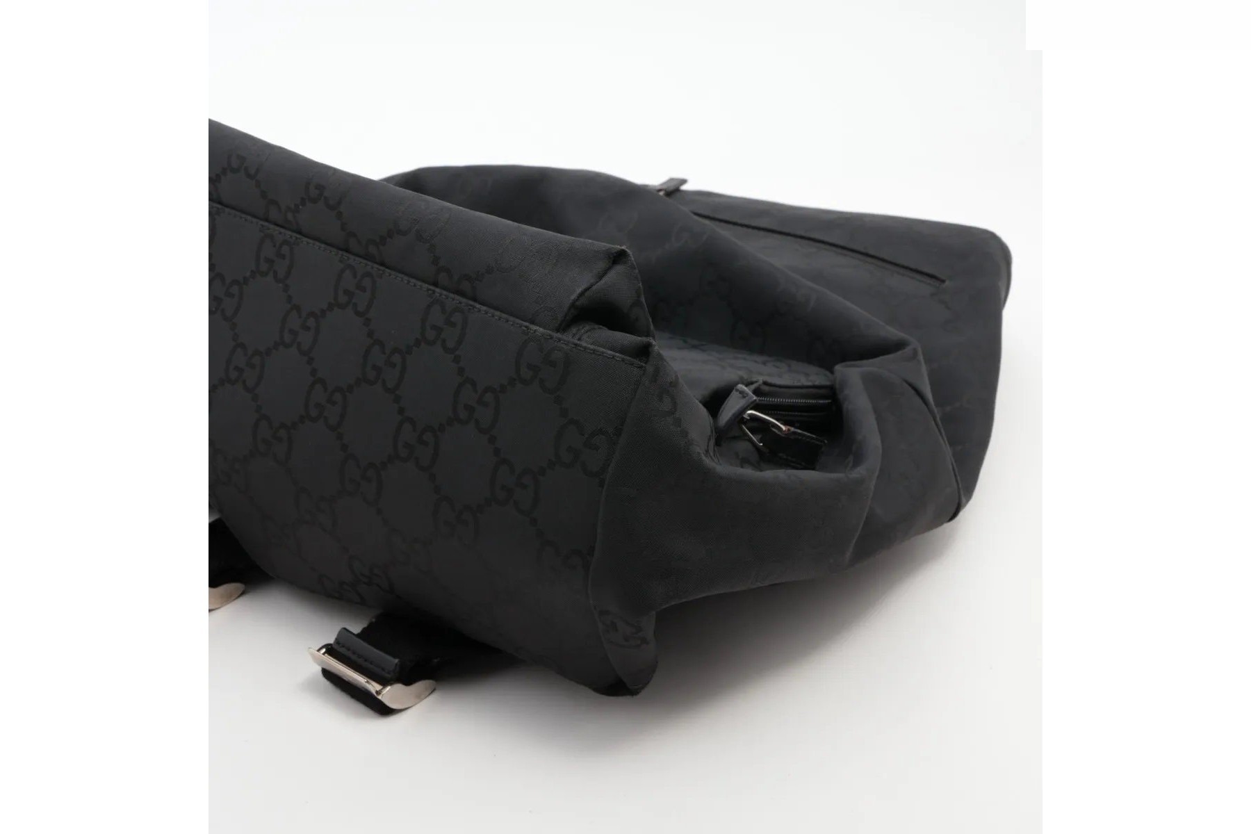 GG Nylon 179606 Leather Backpack — view 3
