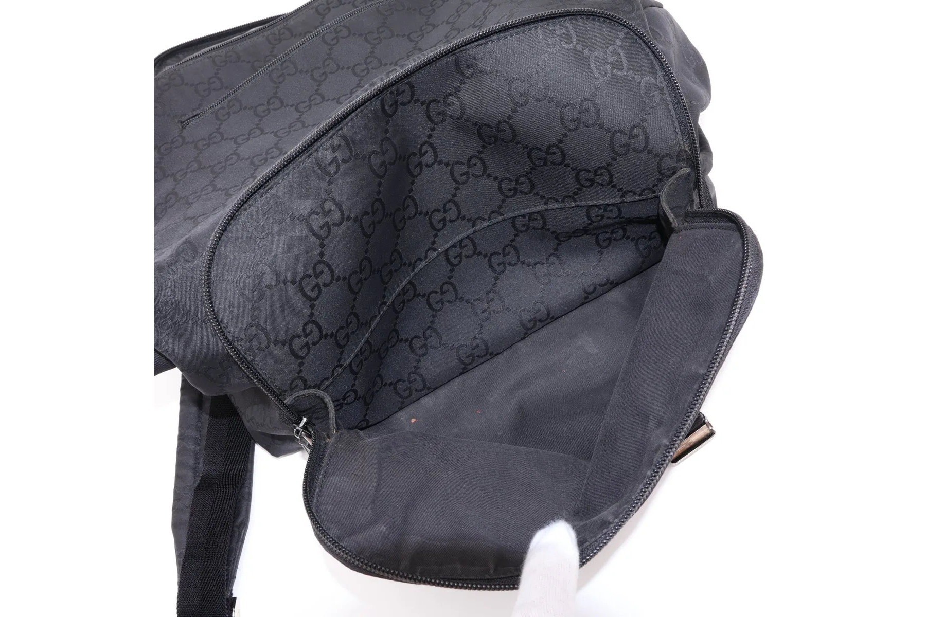 GG Nylon 179606 Leather Backpack — view 10