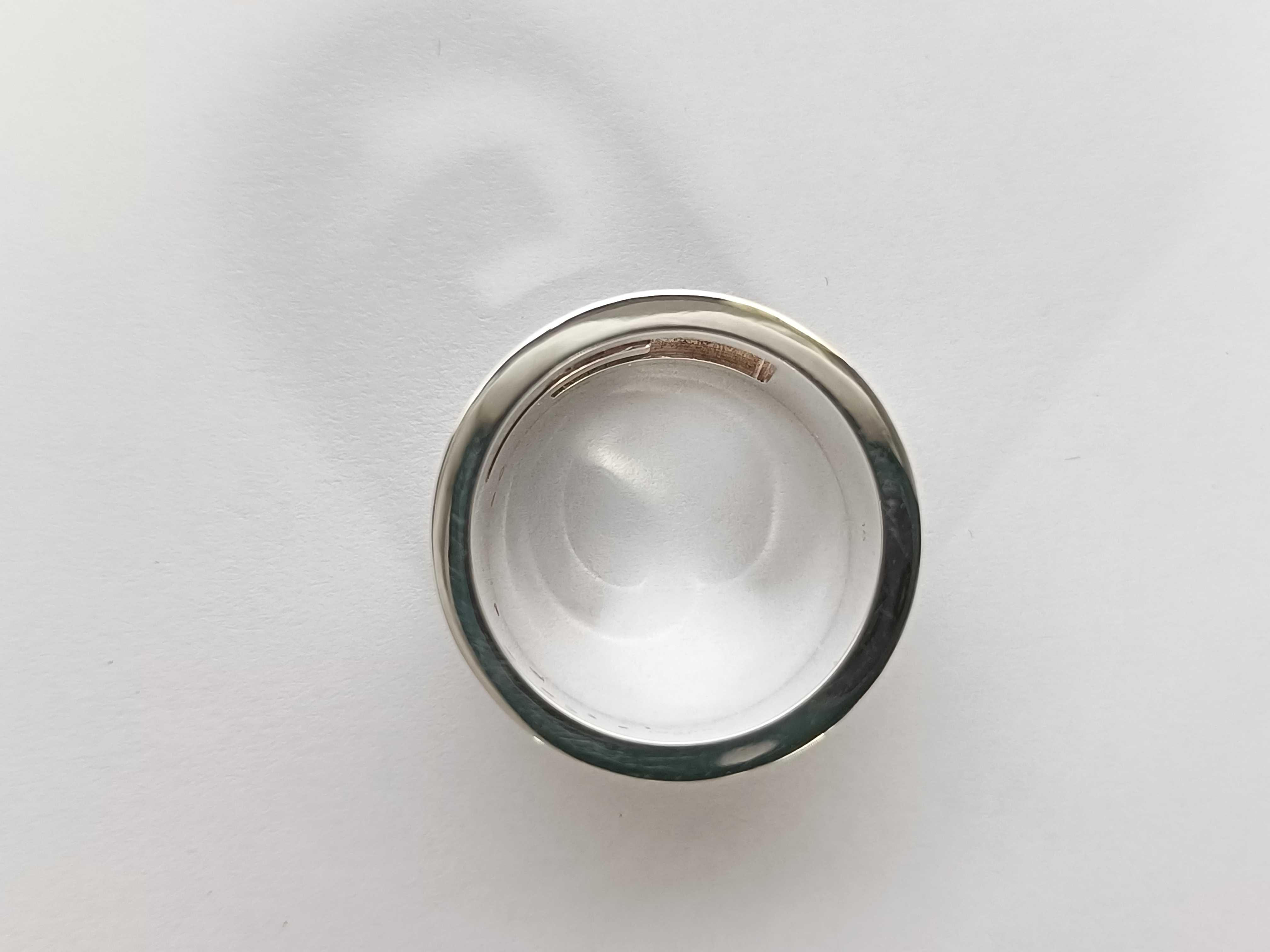 ring, branded G cutout G, 925 sterling silver, size 18, 13g, with box. — view 3