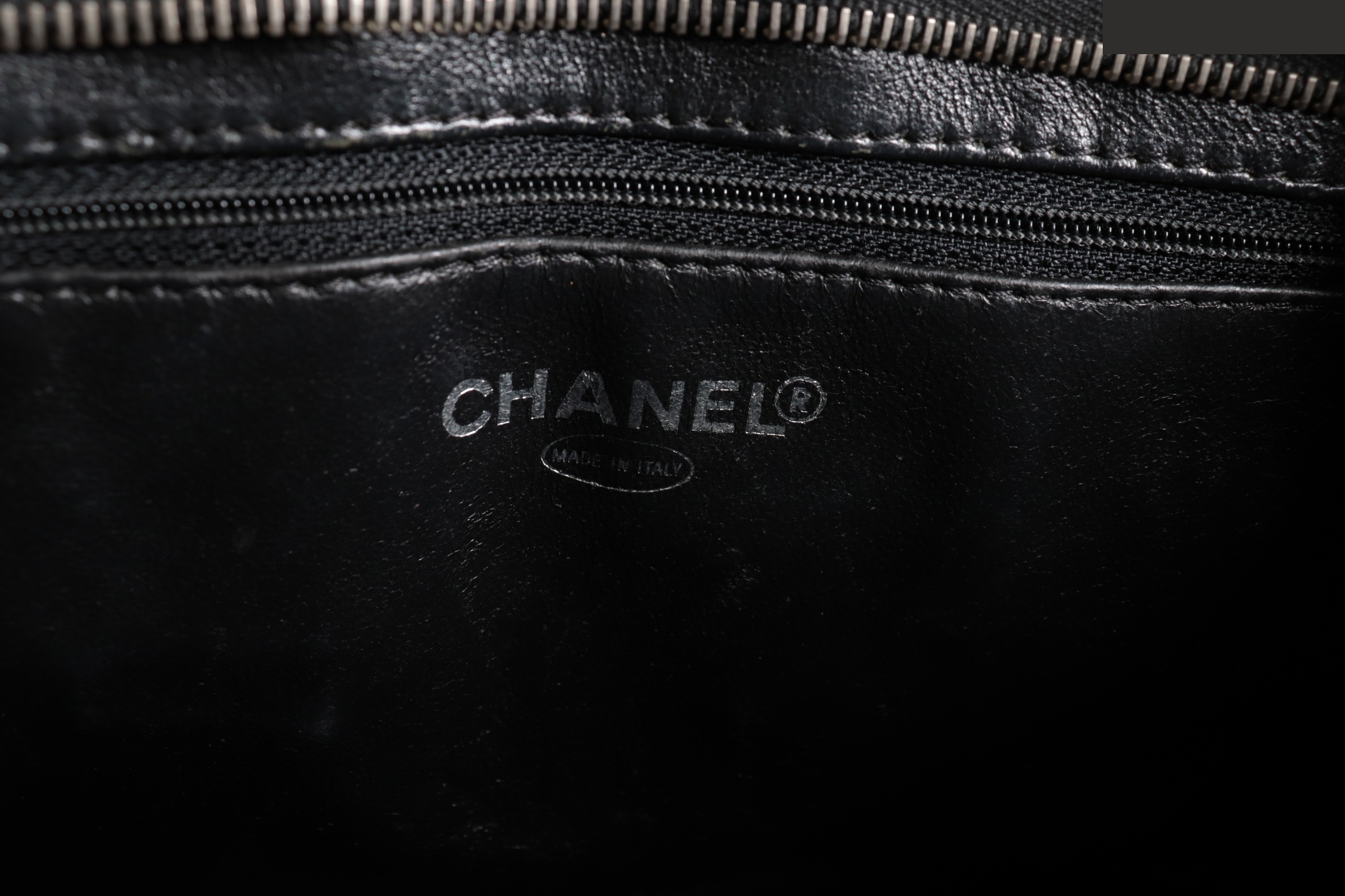 Caviar Reissue Tote Bag, Silver Hardware, Series 6 — view 8