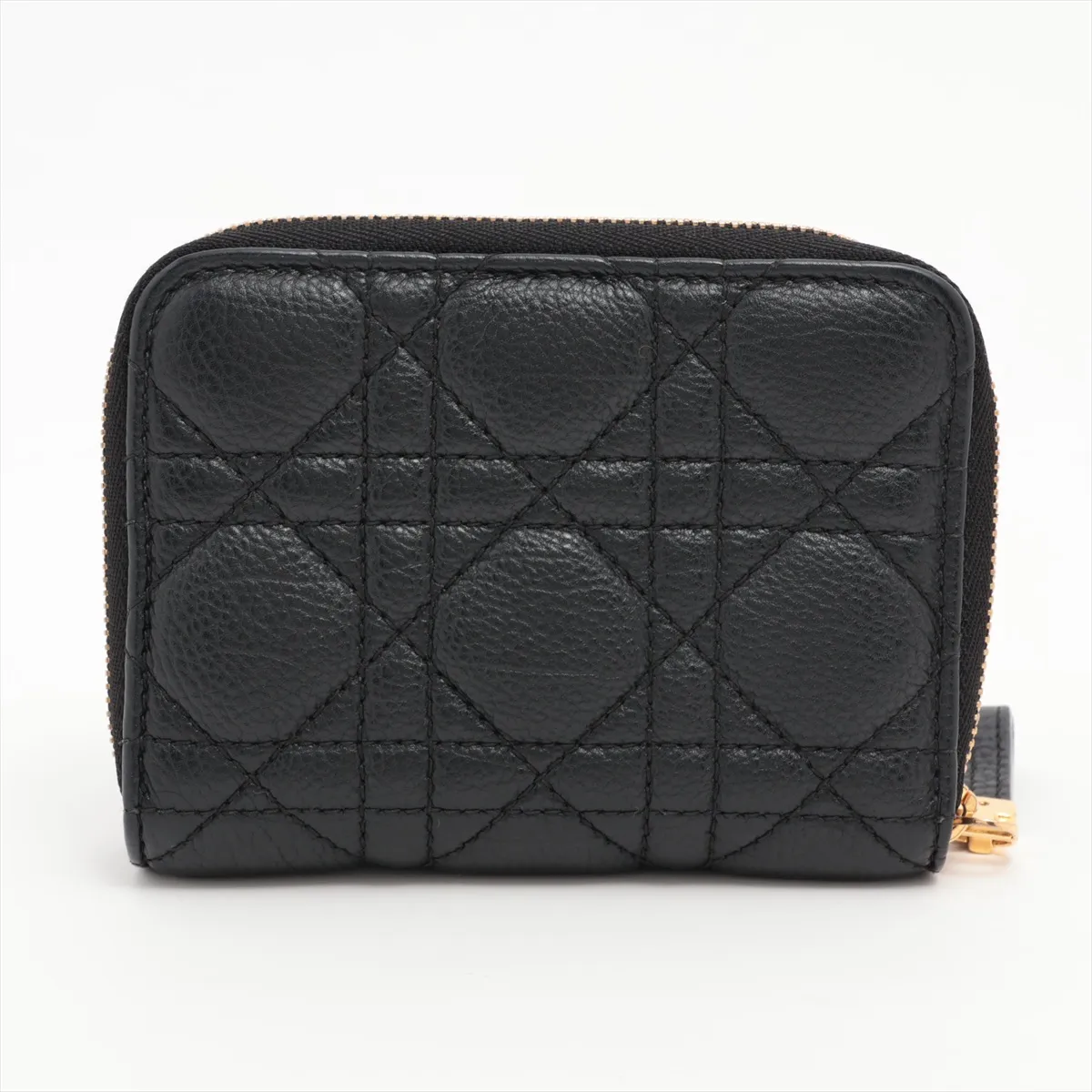 Canage Caro Leather Compact Wallet Black — view 2