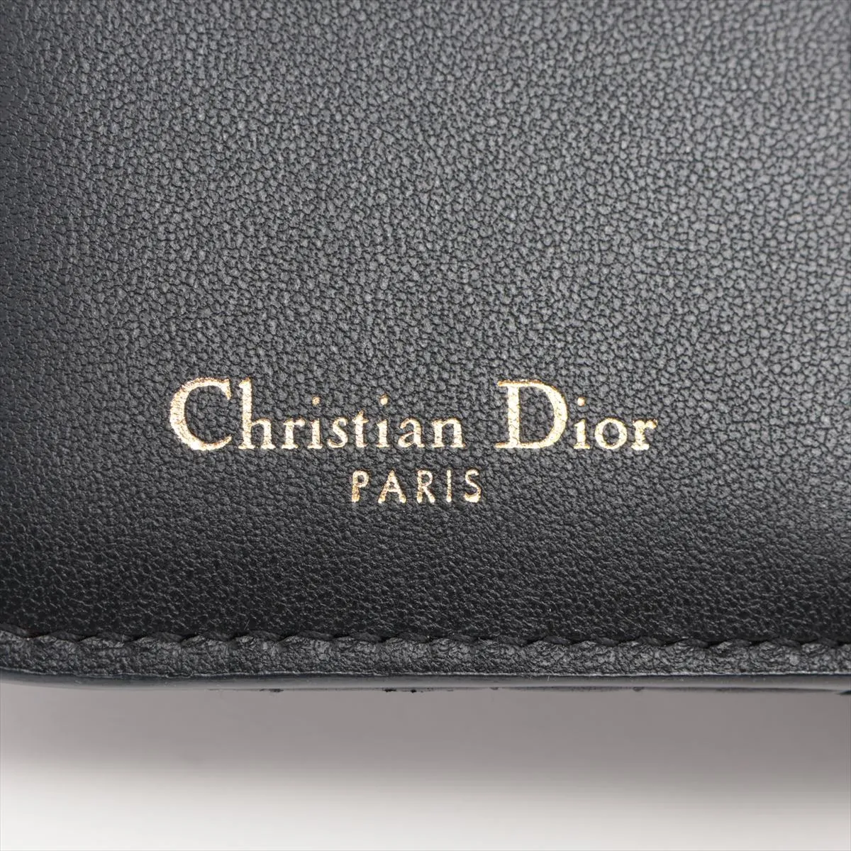 Canage Caro Leather Compact Wallet Black — view 6