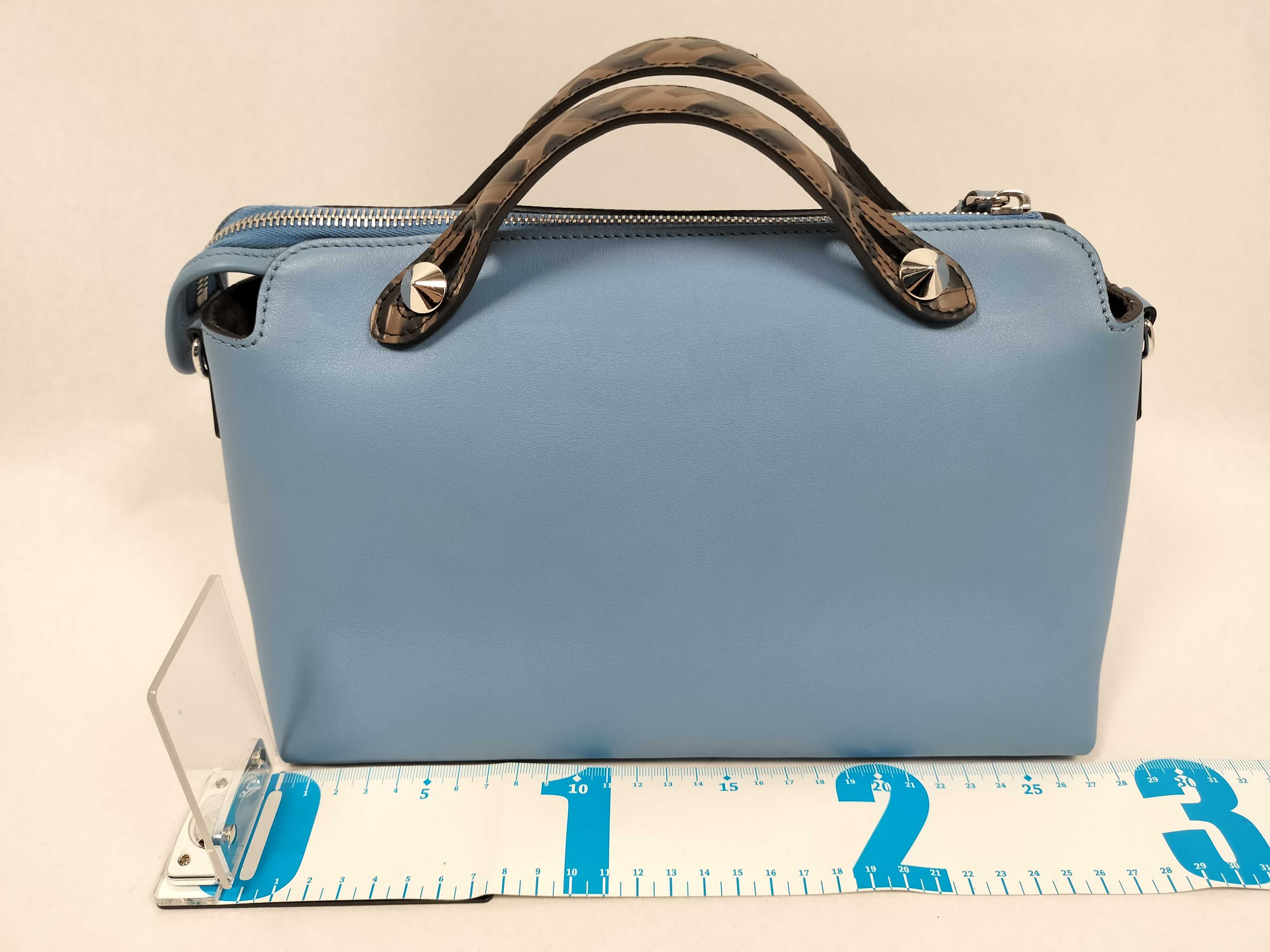 By The Way Medium Leather 2-Way Handbag, Blue, 8BL124 (Shoulder Bag) — view 2