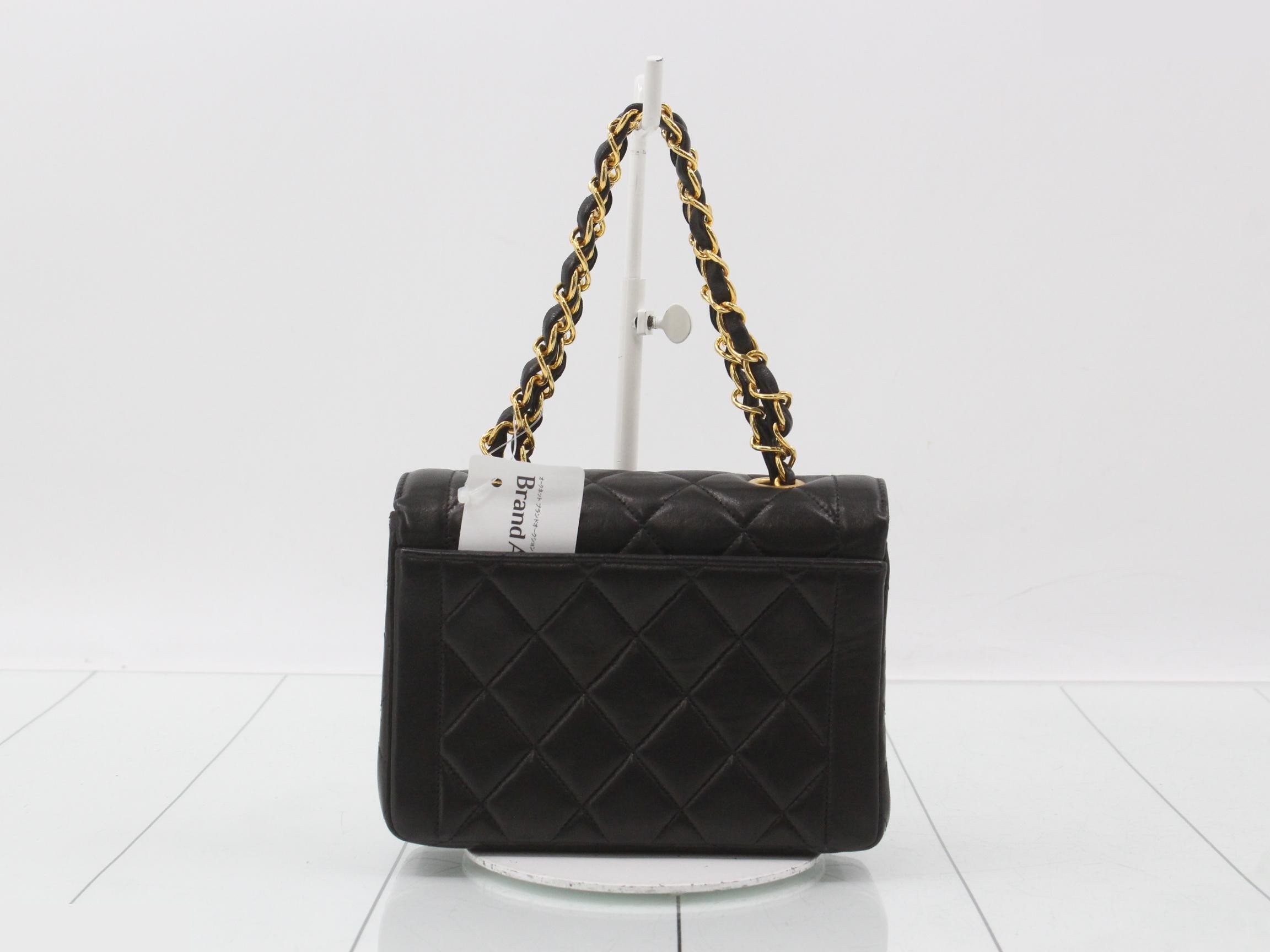 Matelassé 17 Chain Mini Bag, Lambskin, Black, Series 3, 17 x 12 x 6 cm — view 2