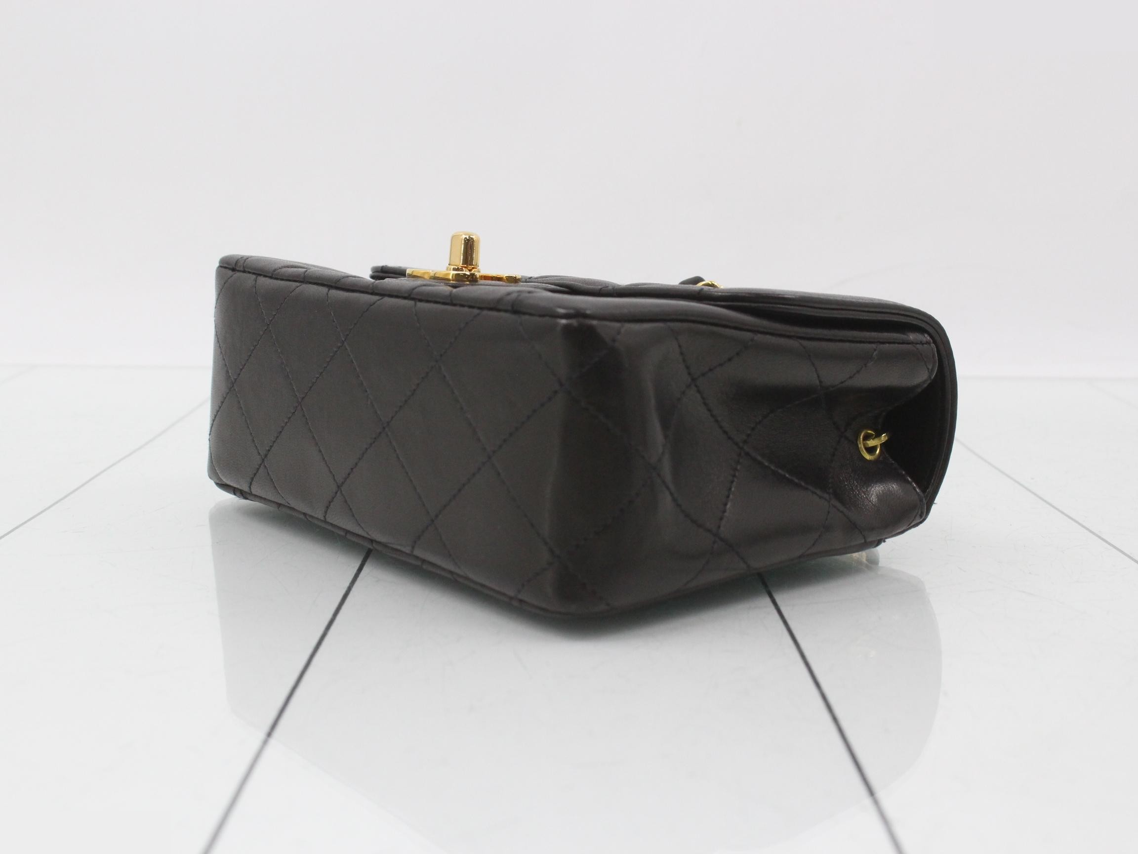 Matelassé 17 Chain Mini Bag, Lambskin, Black, Series 3, 17 x 12 x 6 cm — view 6