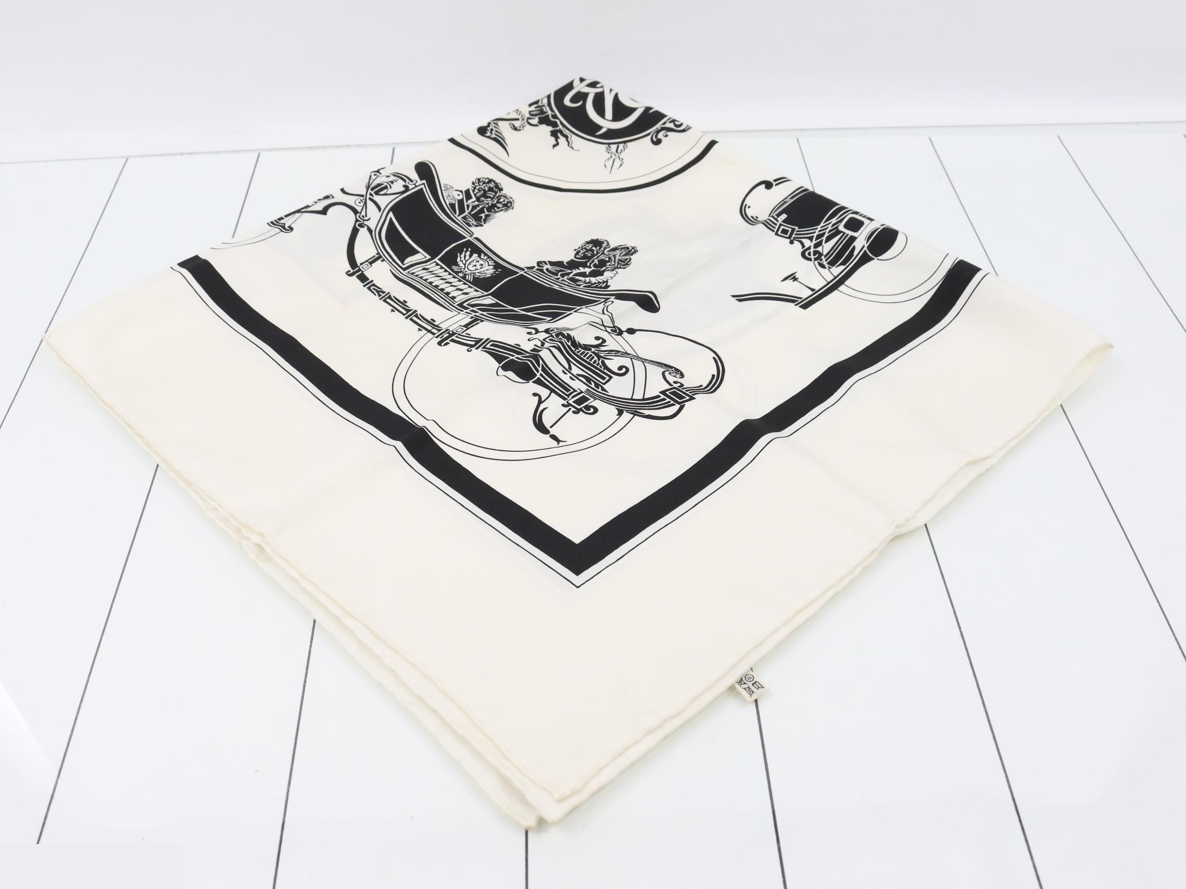 Hermès Carre 90 Ex-Libris Silk Scarf — view 2