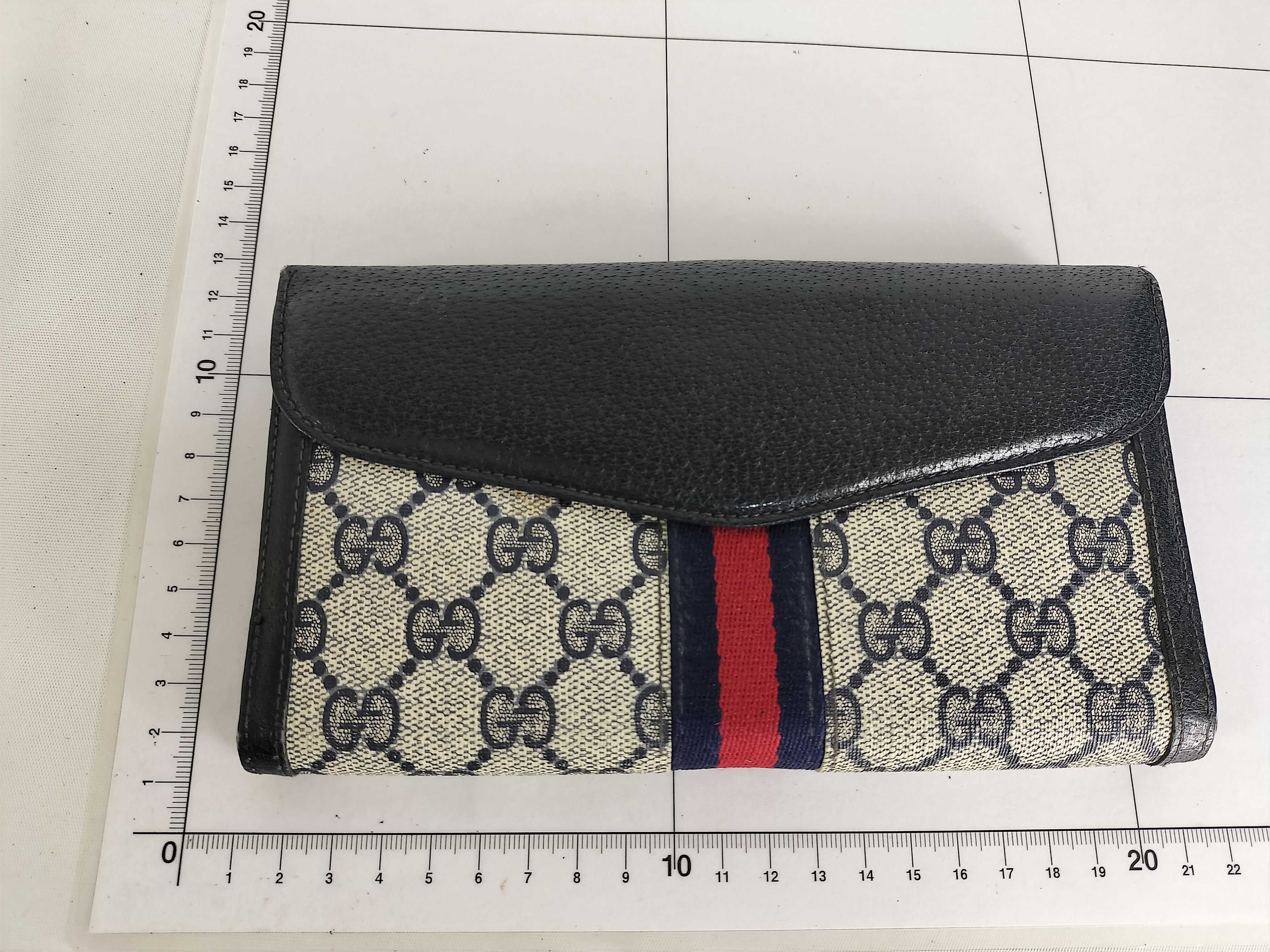 GG Supreme Sherry Long Wallet — view 12