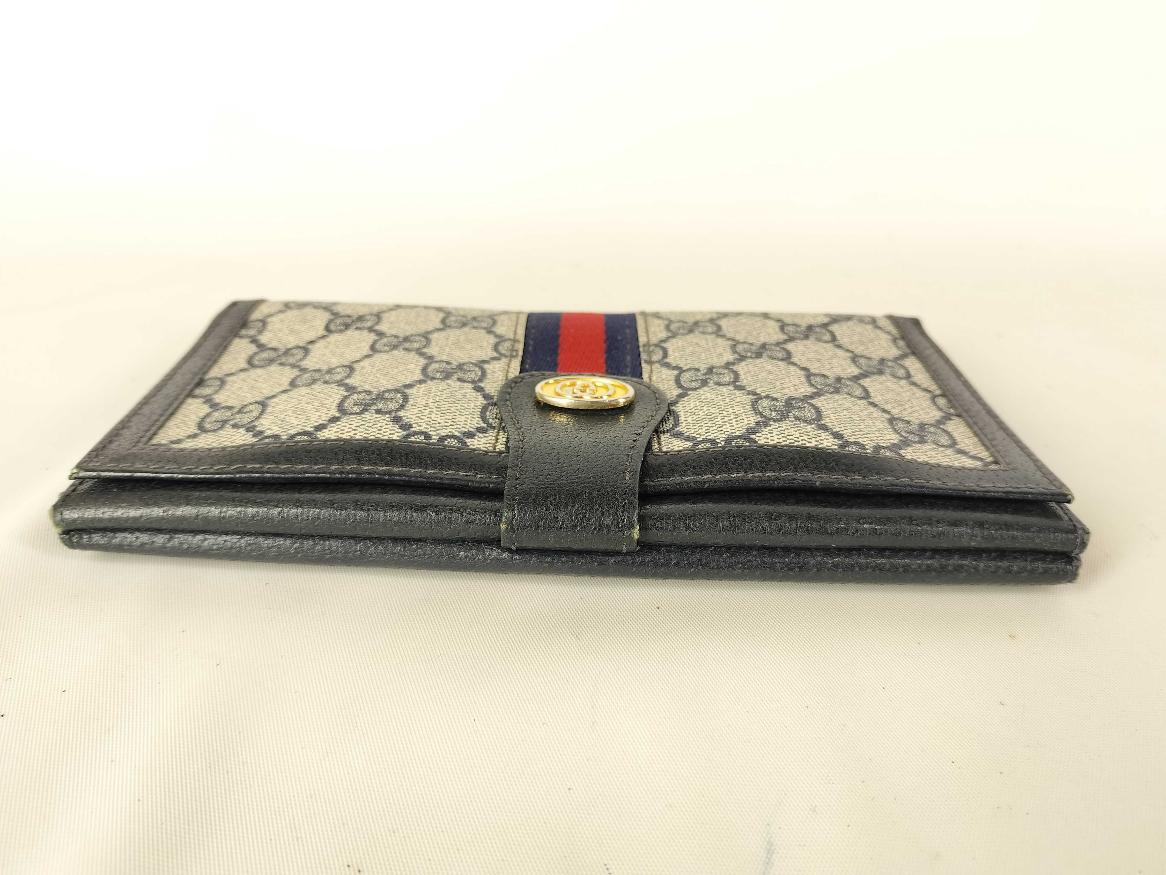 GG Supreme Sherry Long Wallet — view 4