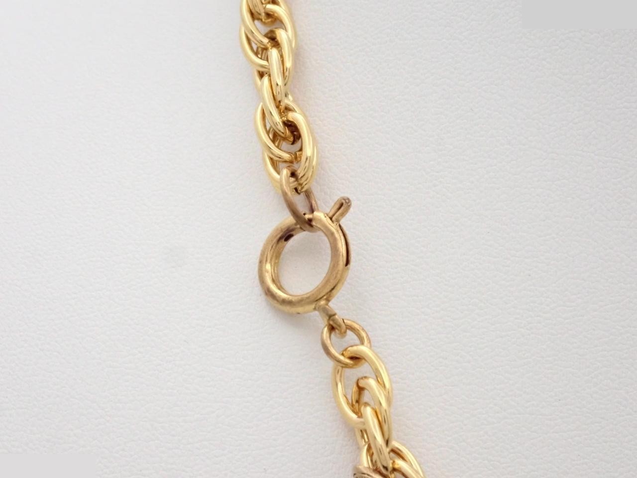 Coin necklace (5 pieces), neck circumference approximately 51 cm — view 2