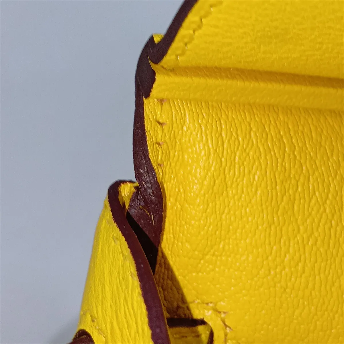 [Individually packaged] Hermes Birkin 25 Retourne Togo Jaune Naple Gold Hardware D: 2019 — view 13