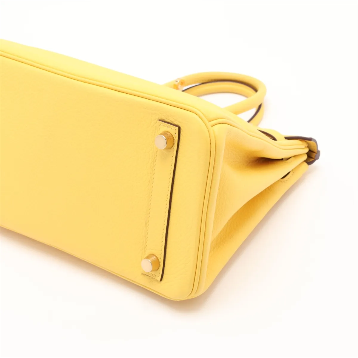 [Individually packaged] Hermes Birkin 25 Retourne Togo Jaune Naple Gold Hardware D: 2019 — view 3