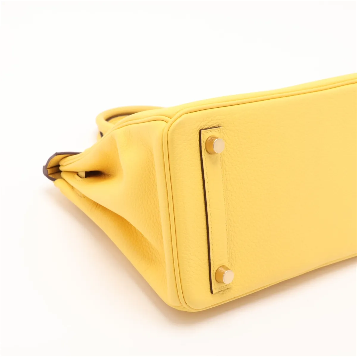 [Individually packaged] Hermes Birkin 25 Retourne Togo Jaune Naple Gold Hardware D: 2019 — view 4