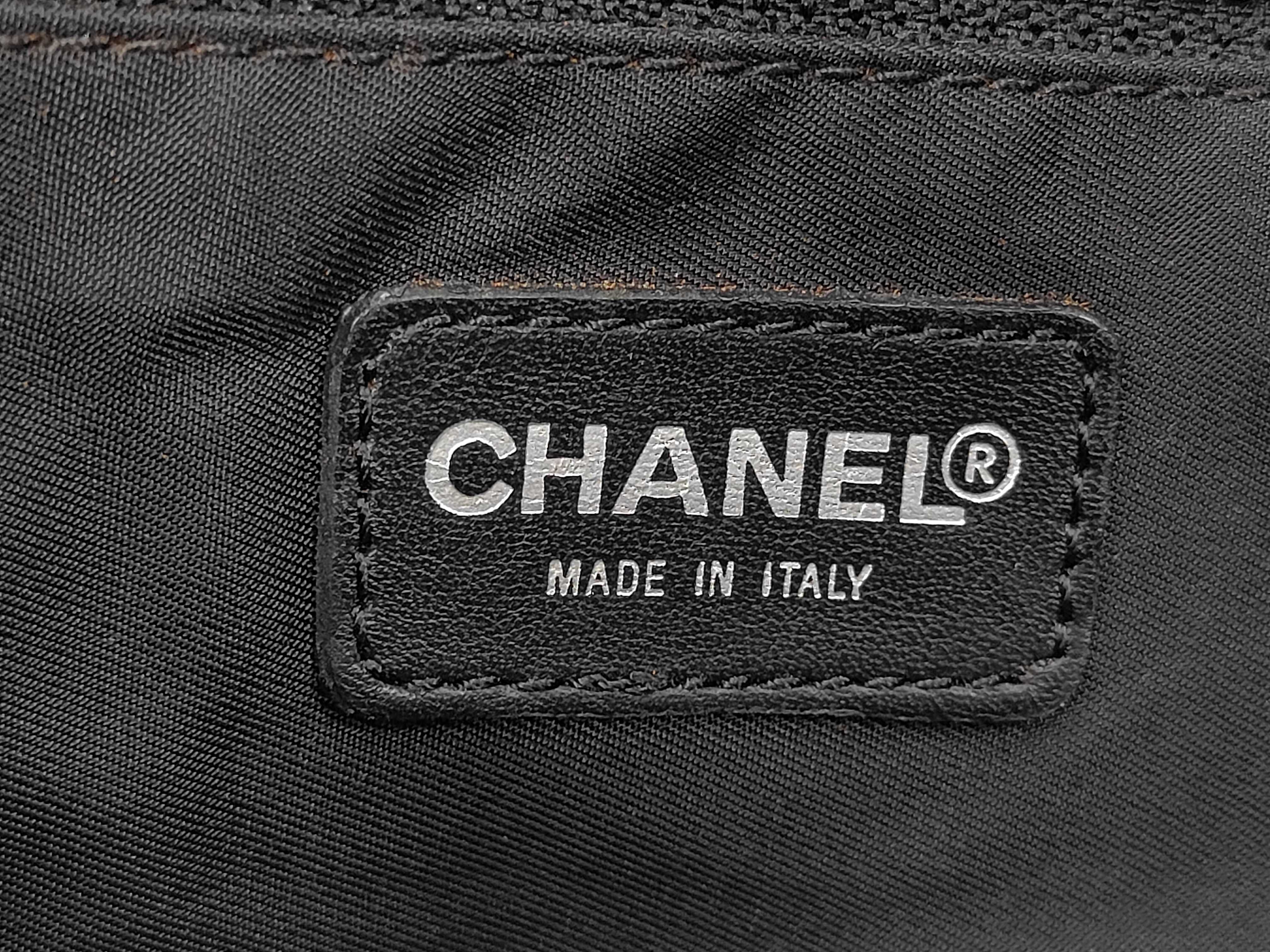 New Travel Line Nylon Leather Tote Bag, Black, with Serial Number Card — view 9